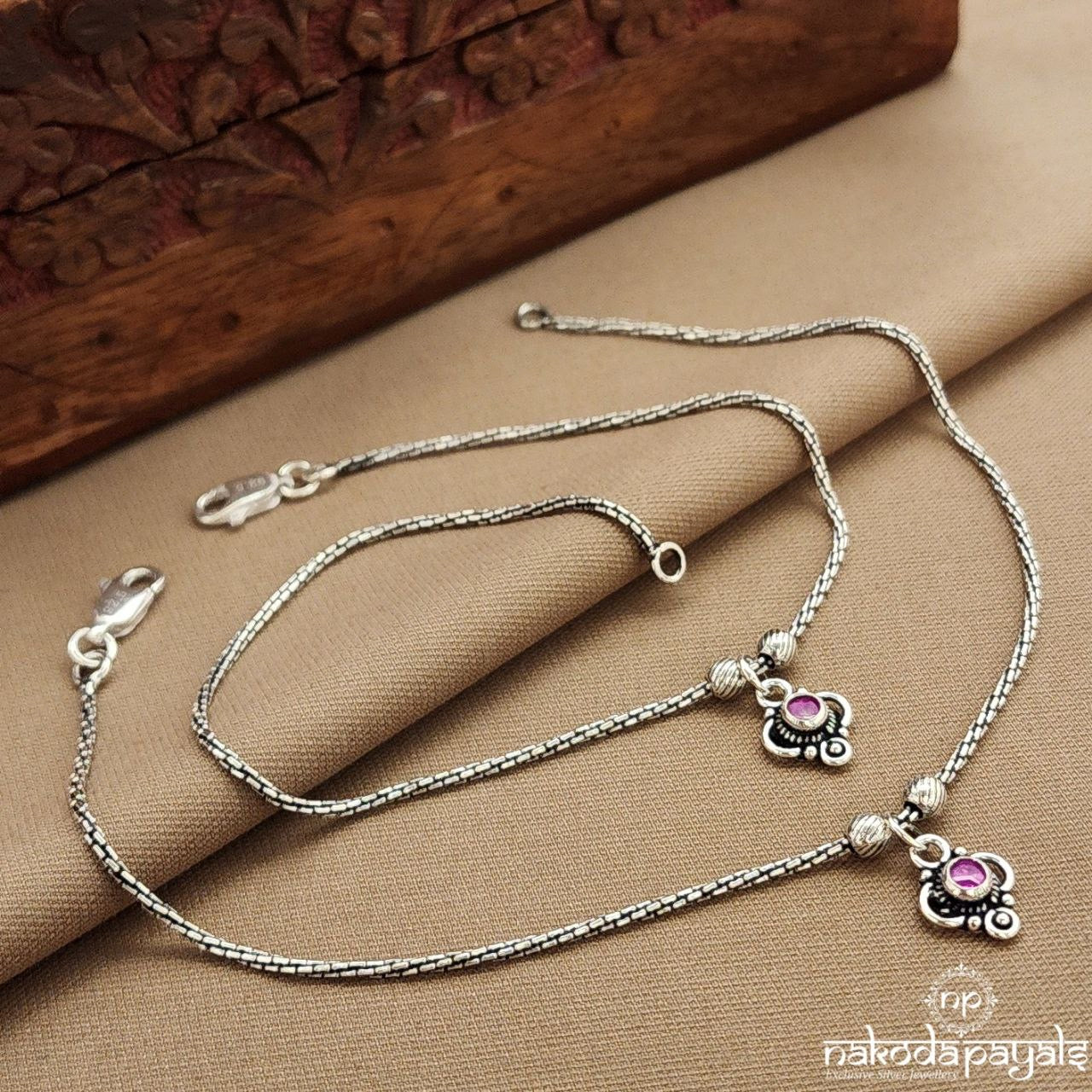 Pink Drop Anklets (A6762)