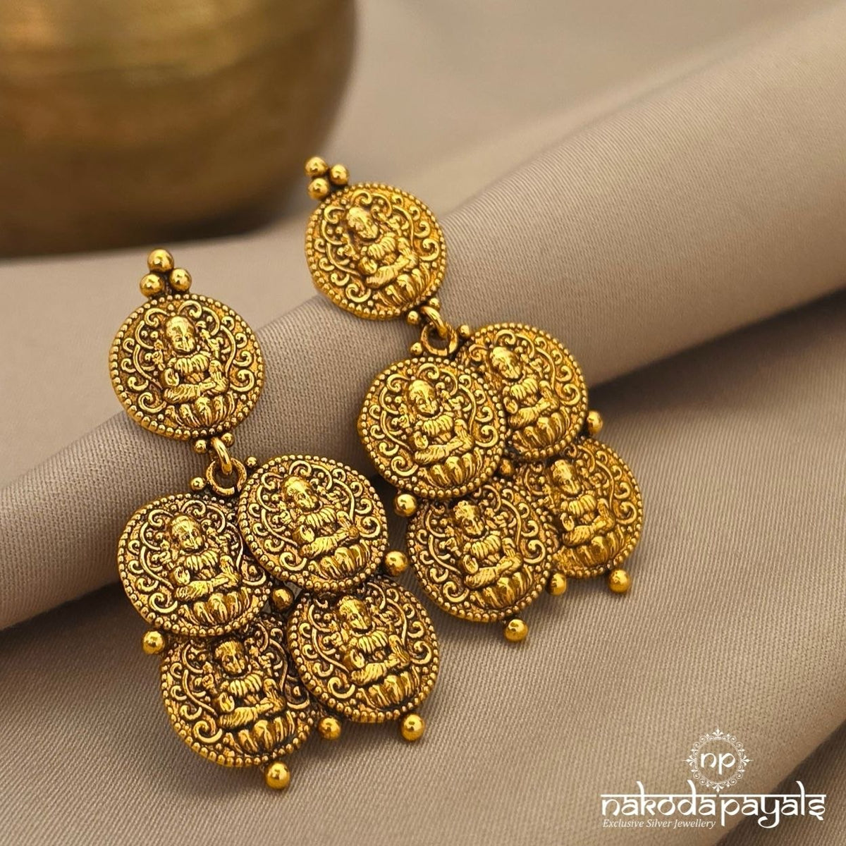 Lakshmi Kasu Earrings (Ge11623)