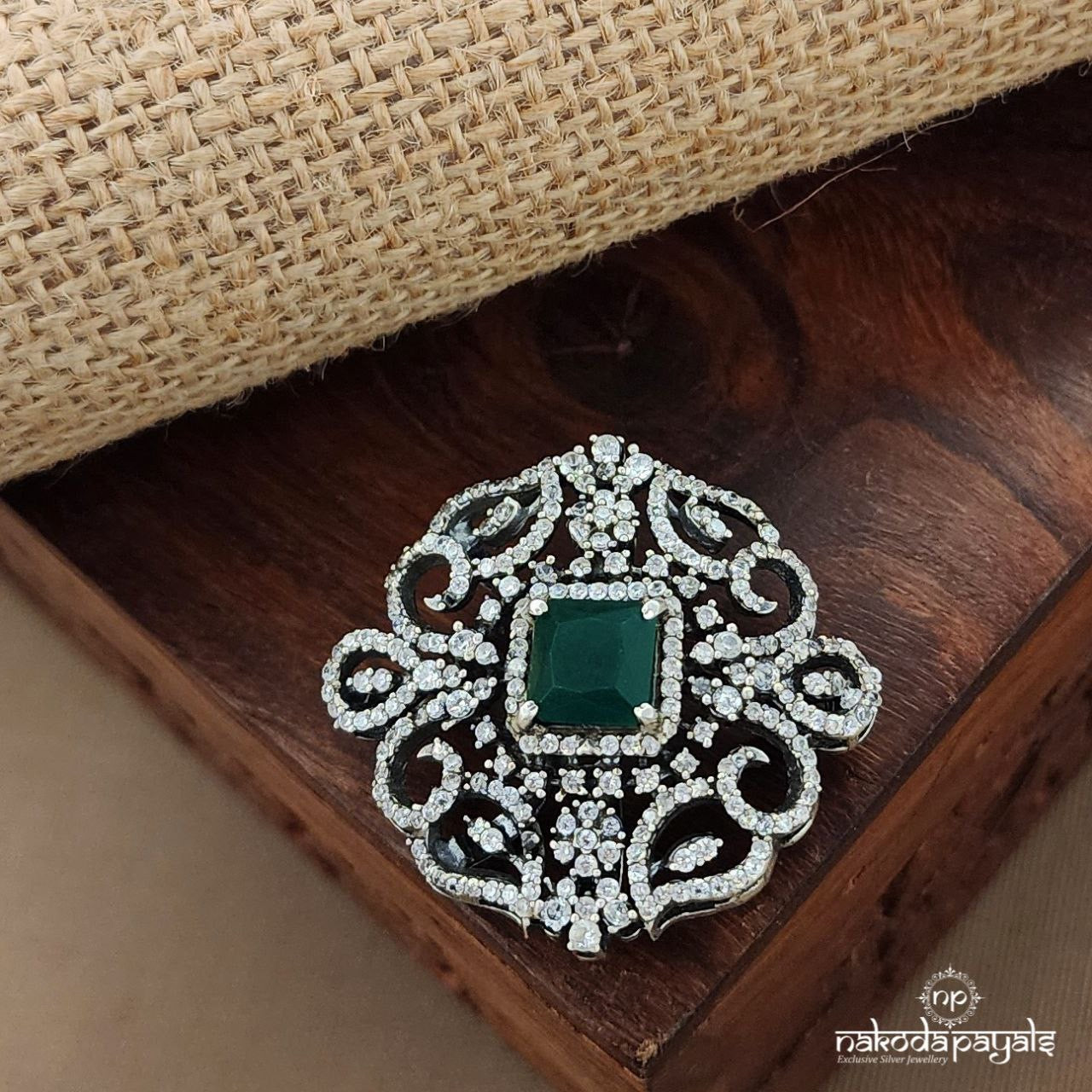Green Square Pendant (P2550)