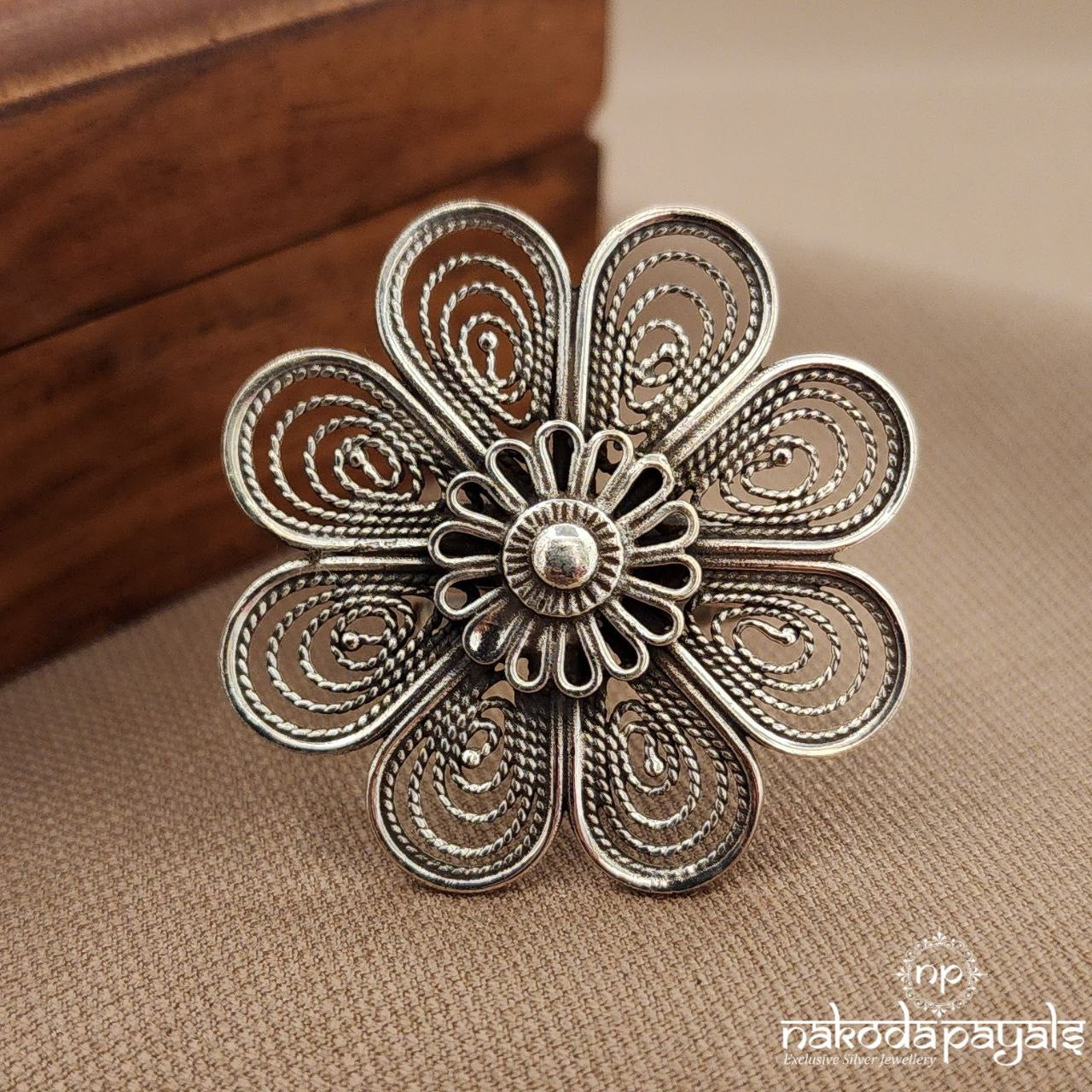 Gypsy Spiral Finger Ring (F2807)