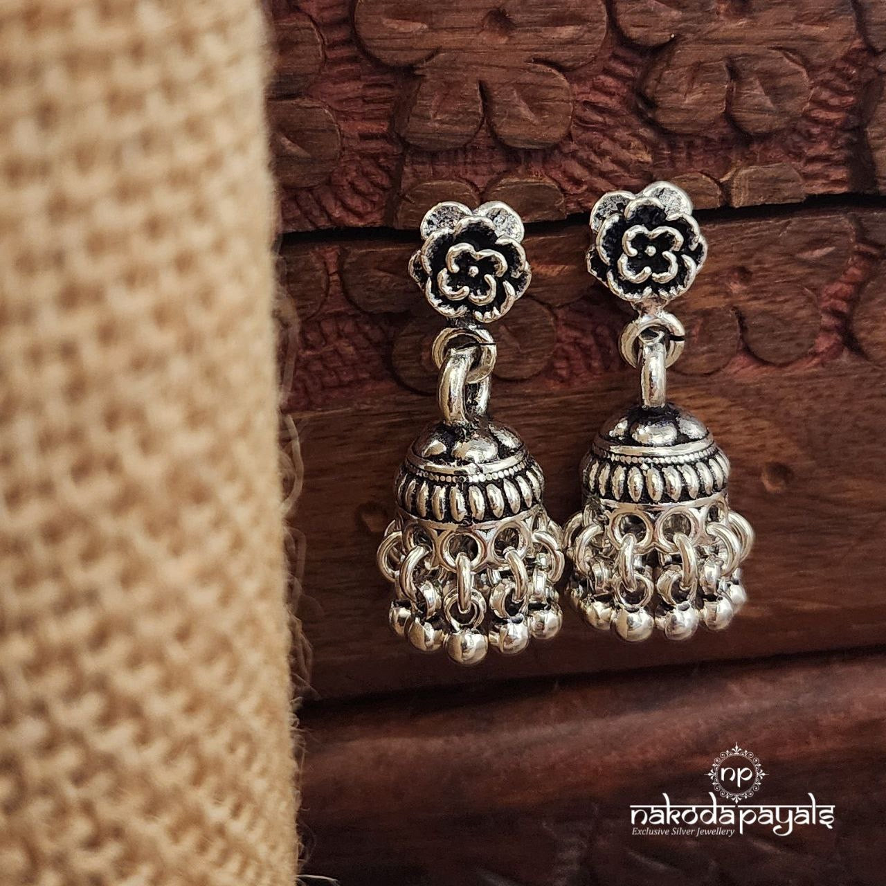 Floral Charm Jhumka (J1421)