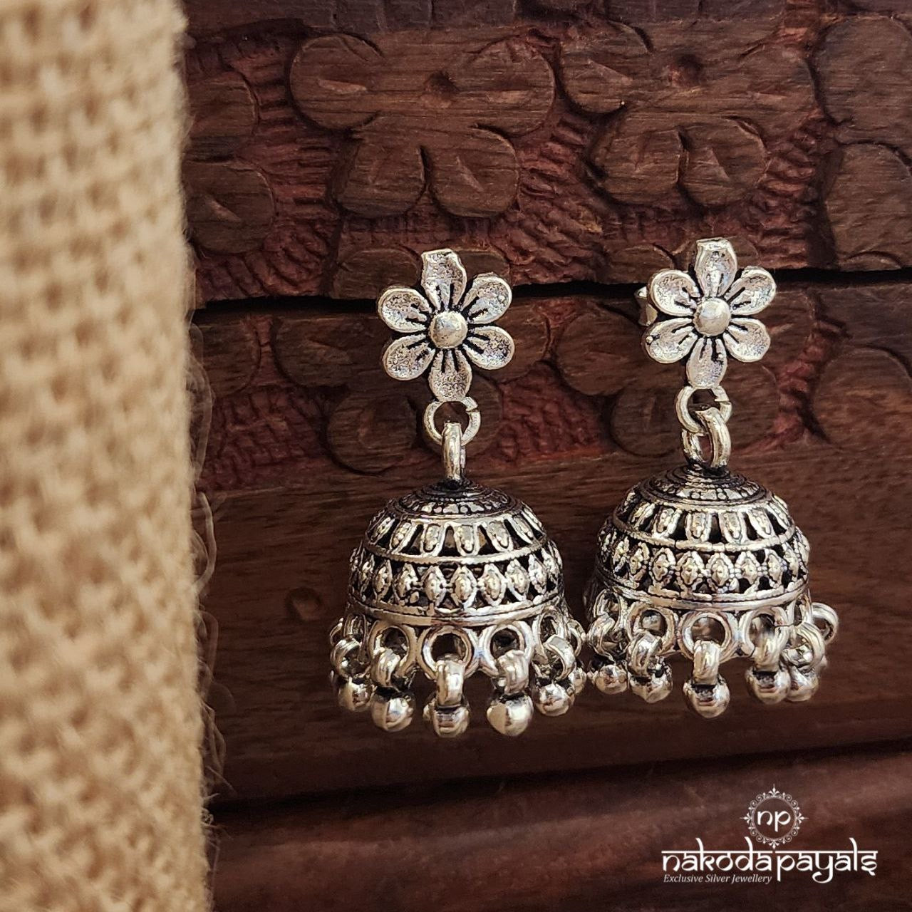 Elegant Flower Jhumka (J1420)