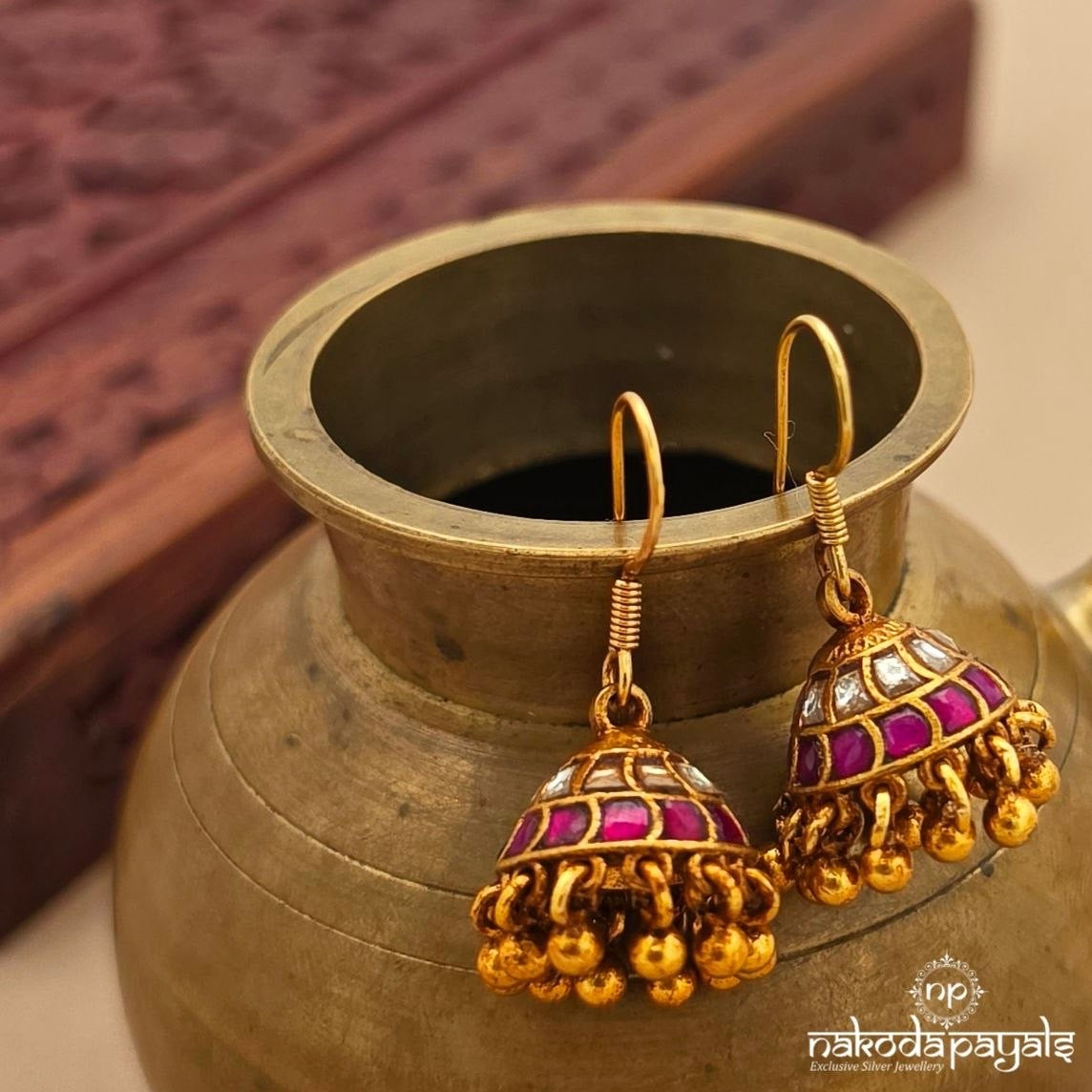 Kundan Exquisite Earrings (Ge10924)