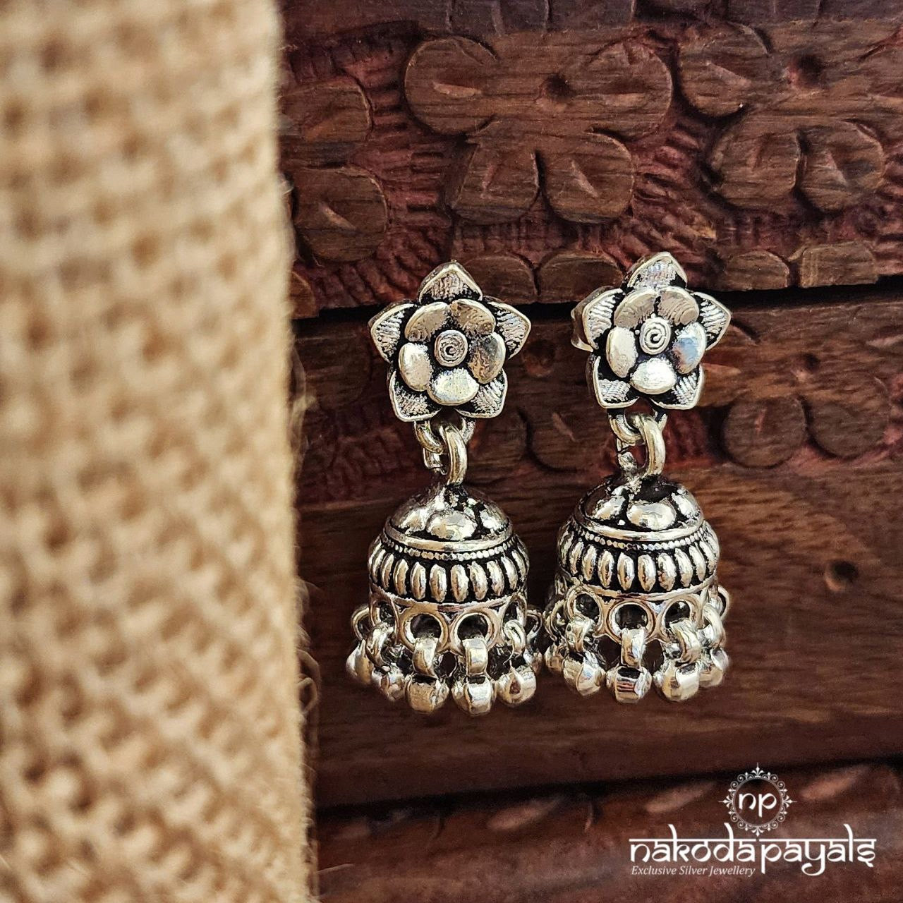 Cute Little Flower Jhumka (J1419)