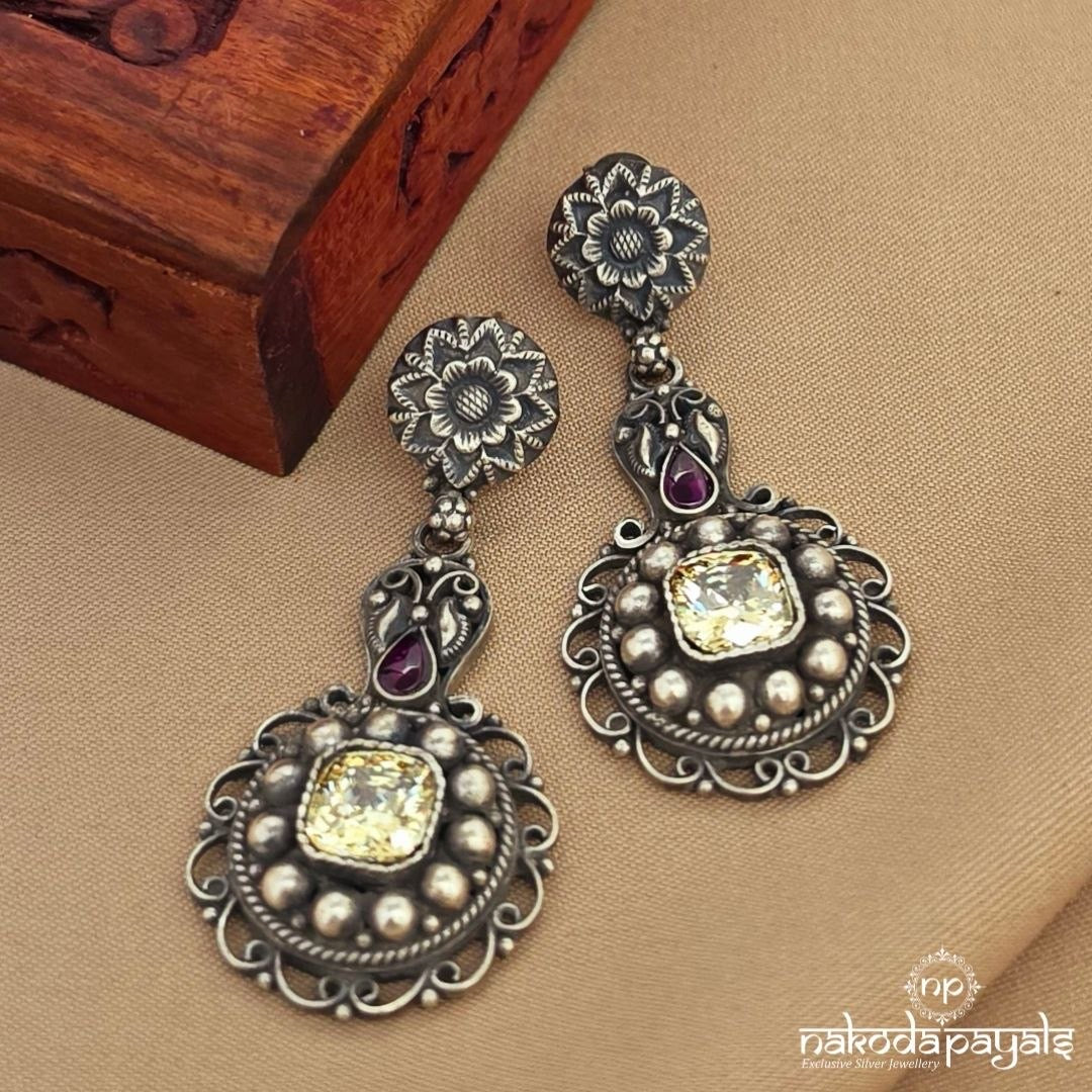 Floral Chandbali Earrings (C4018)