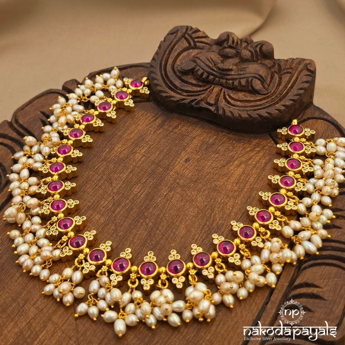 Ruby Guttapusalu Neckpiece (Gn11011)