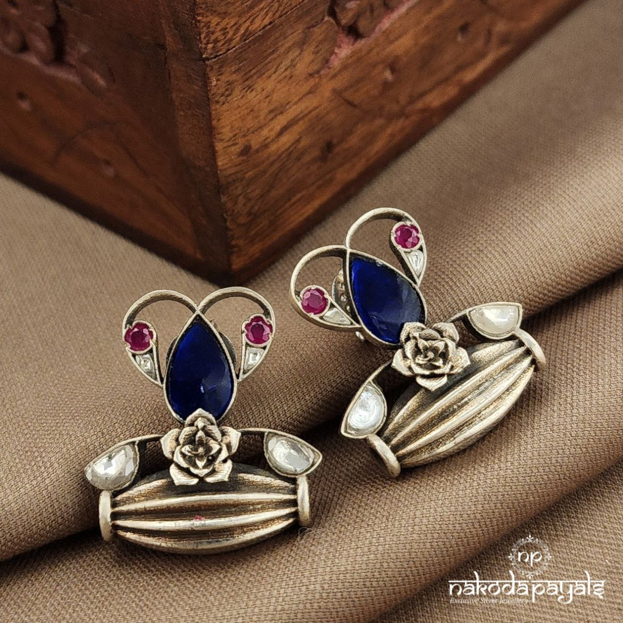 Dol Blue Drop Studs (S3873)