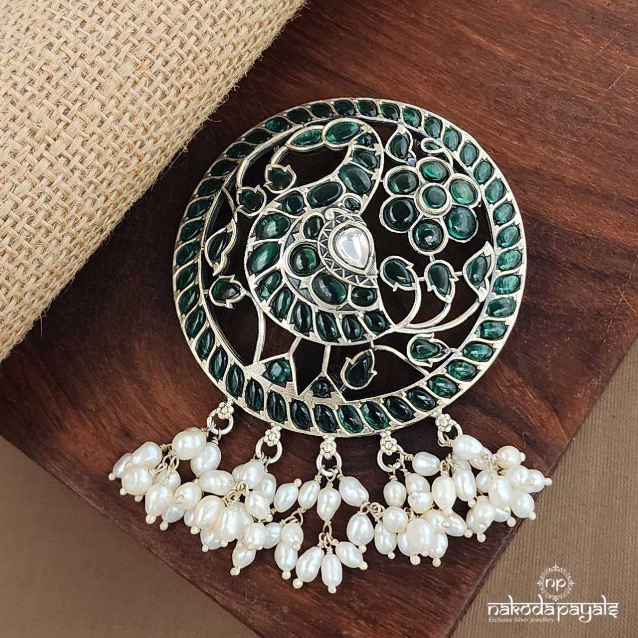 Grand Green Pearly Pendant (P2514)