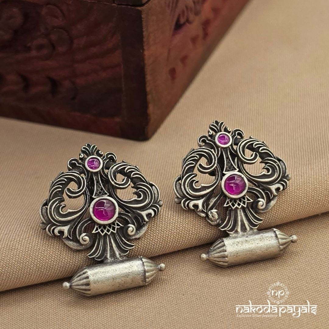 Traditional Pink Dot Studs (S4150)