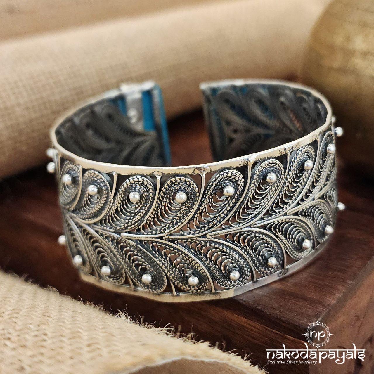 Turquoise Adjustable Kada (K4979)