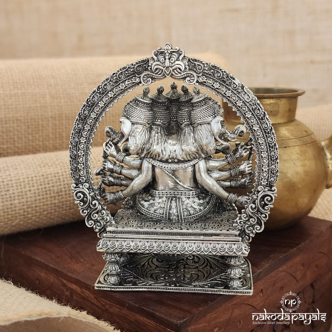Panchmukhi Ganesha Idol (Aa1334)