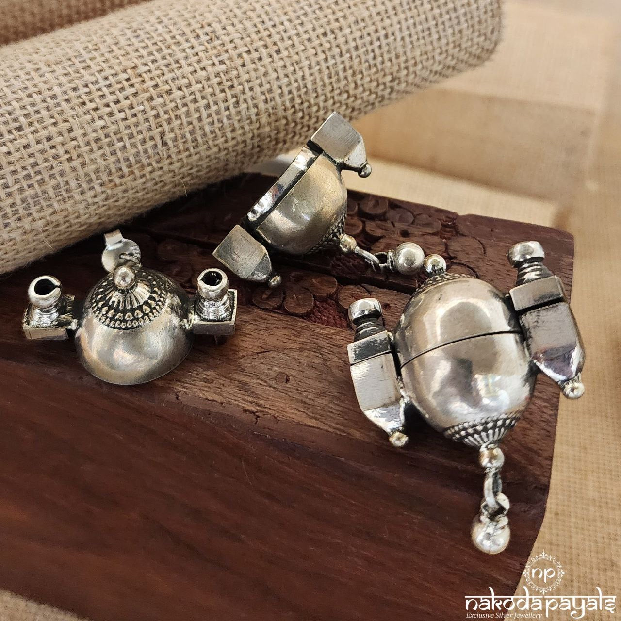Vintage Openable Box Earrings (S9331)