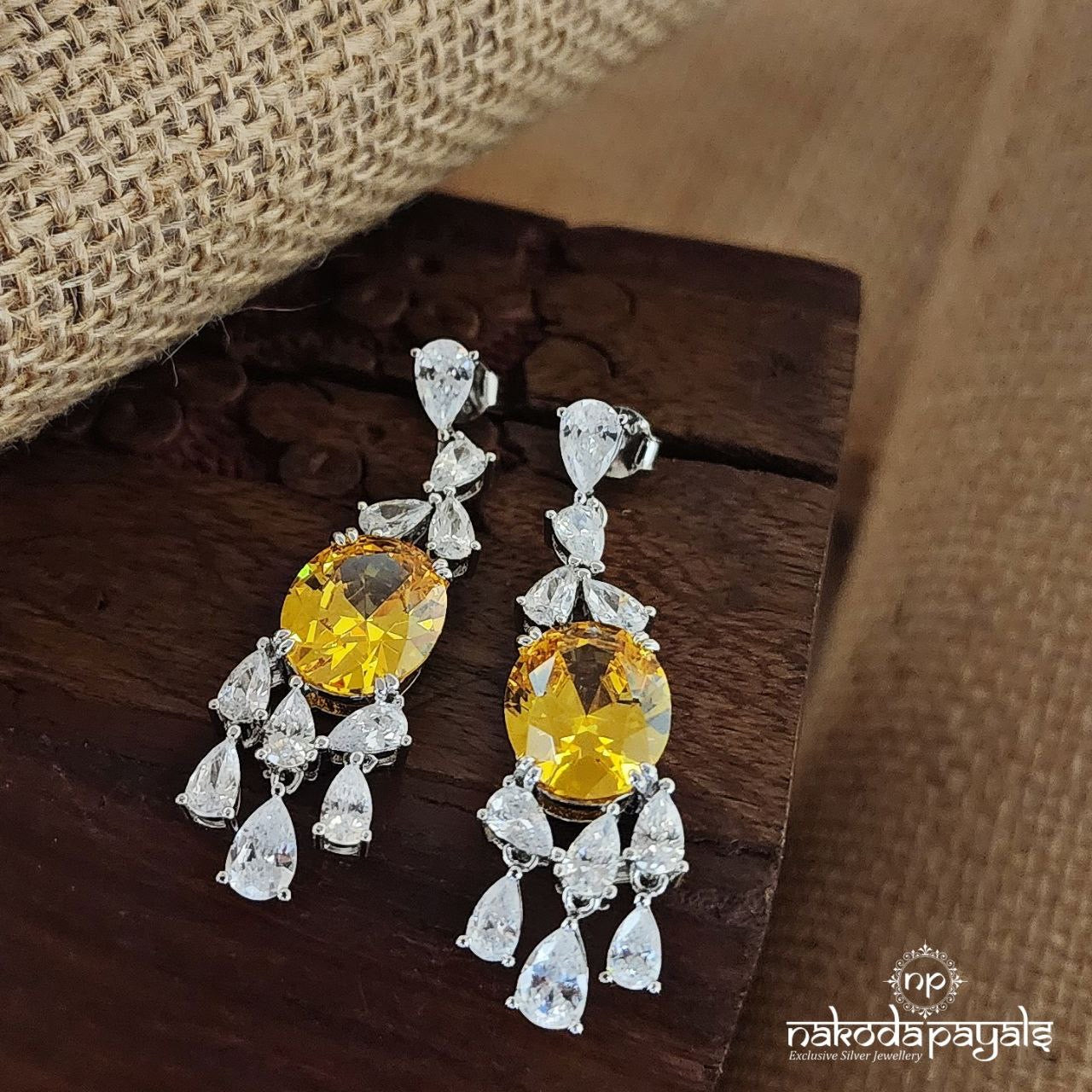 Sun leaf Drops Earrings (St3230)