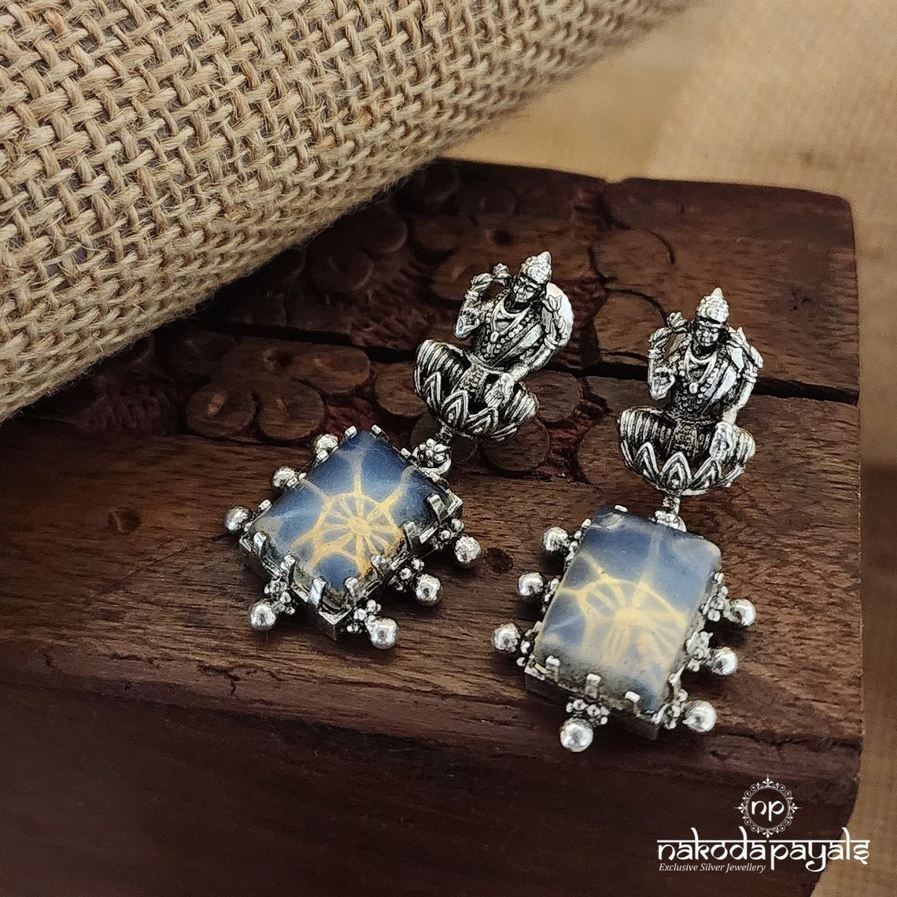 Aqua Blue Earrings (C3111)