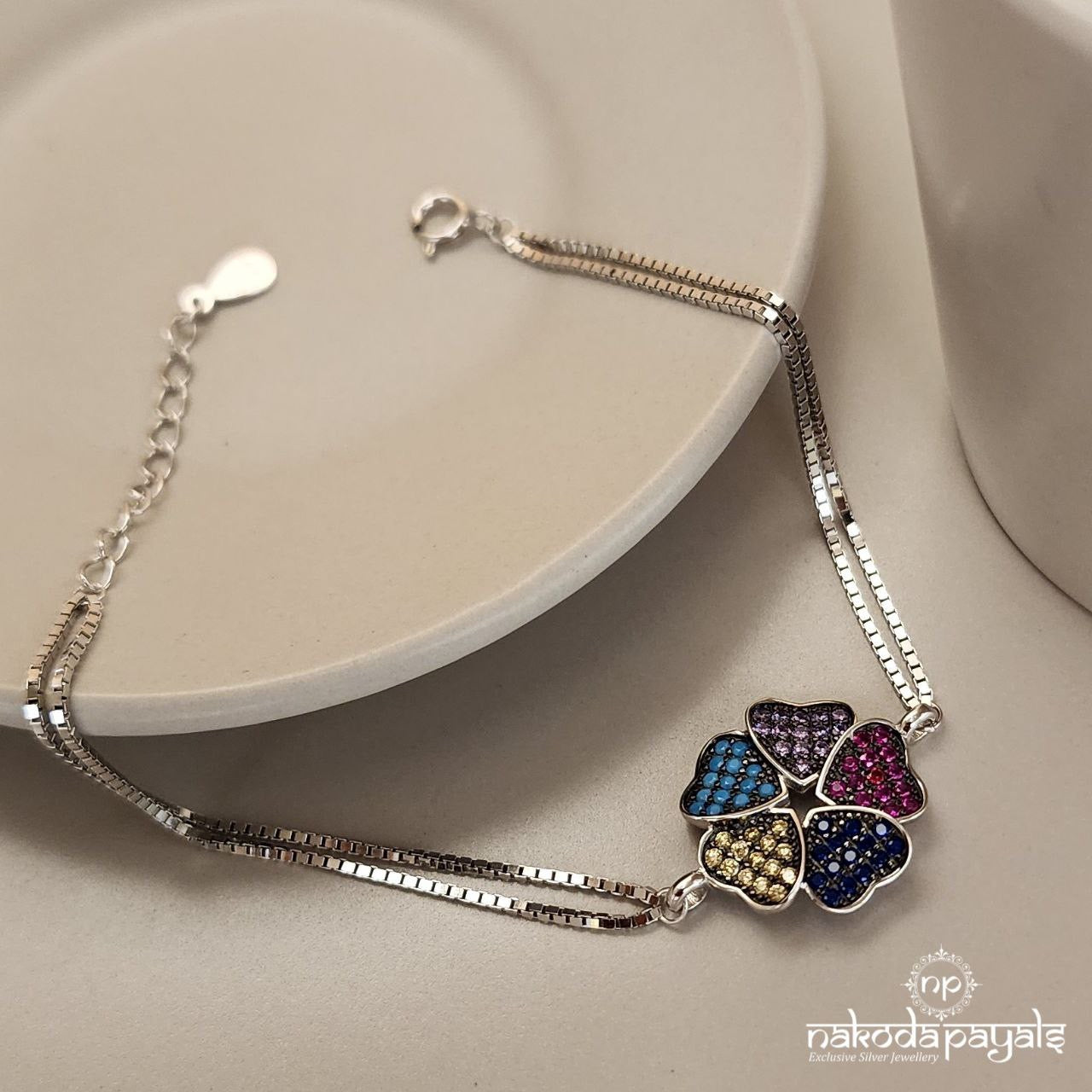 Colorful Hearts Bracelet (Br1585)