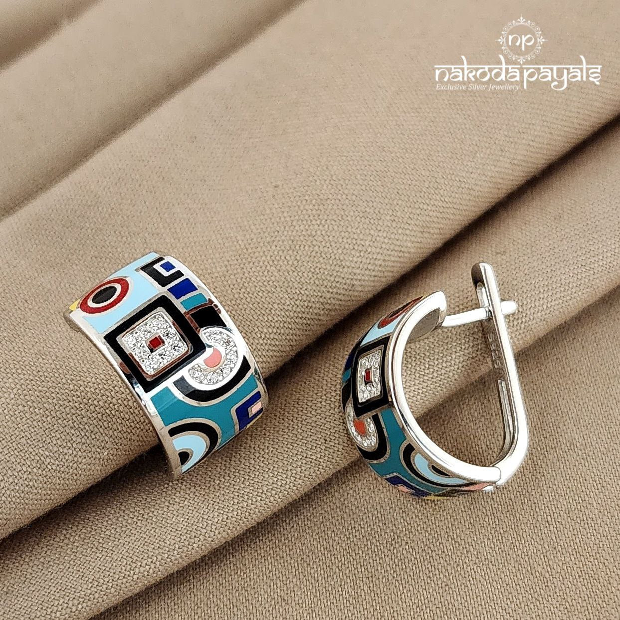 Geometric Enameled Bali( St1838)