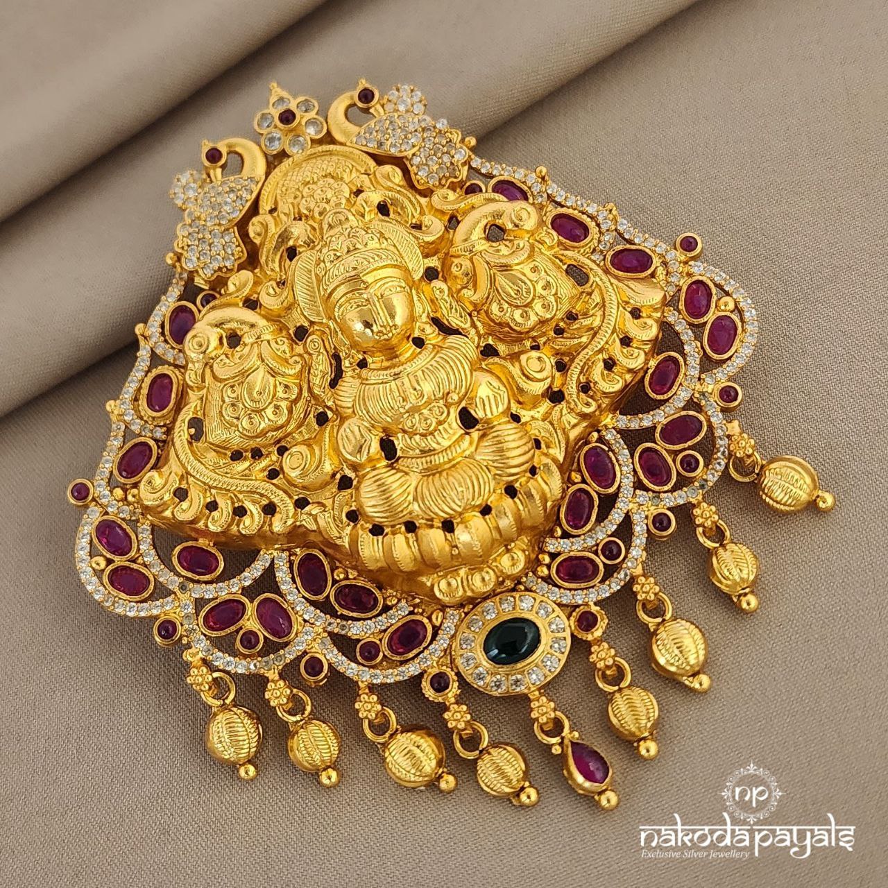 Big Bold Lakshmi Pendant (Gp1422) – Nakoda Payals