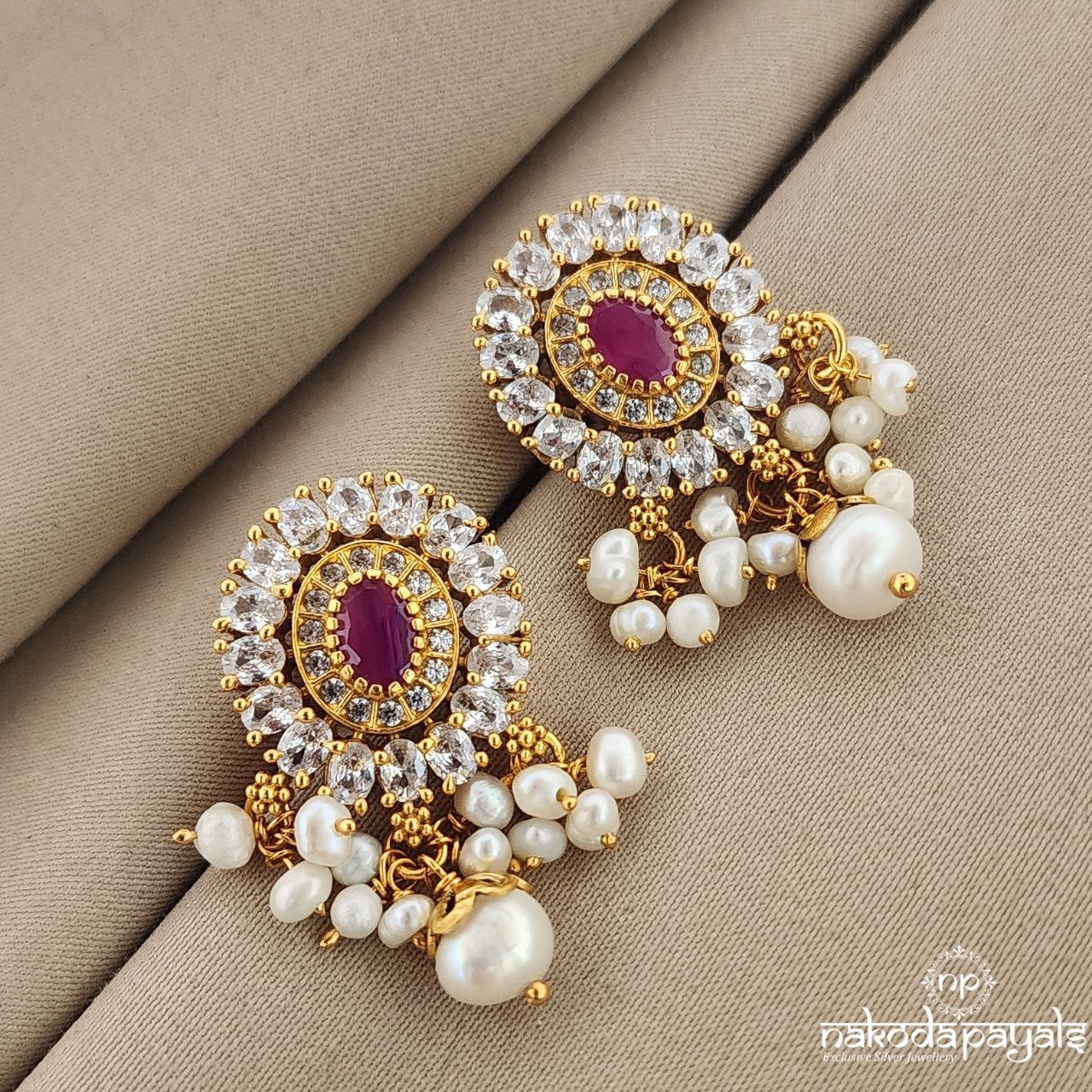 Coruscating Ruby Studs (GE6049)