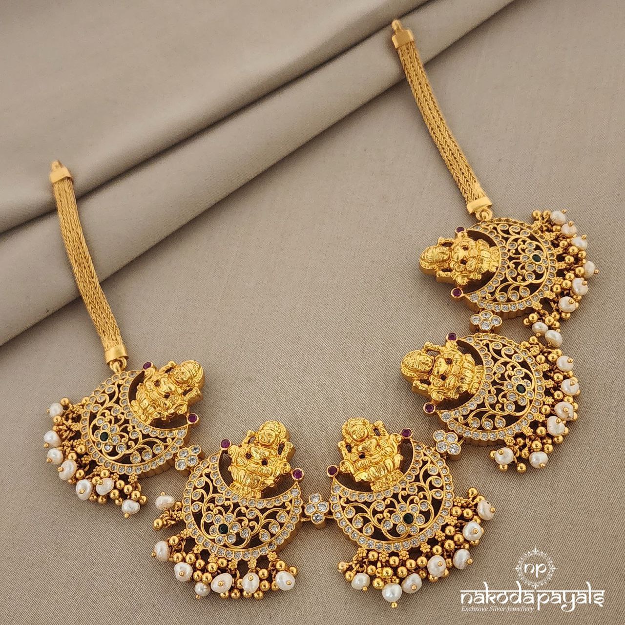 Quinate Lakshmi Neckpiece (GN6158)