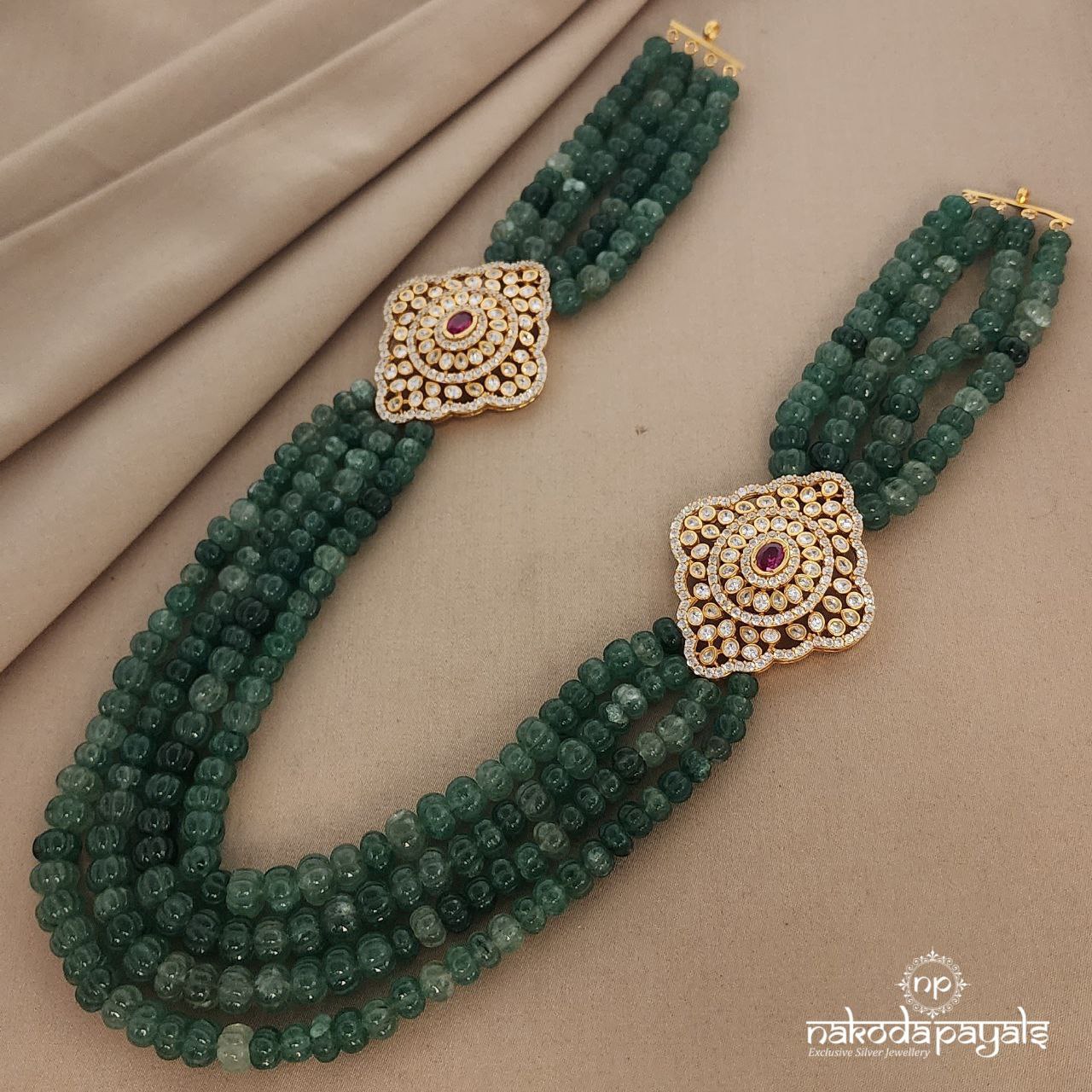Adorable Green Neckpiece ( GN702)