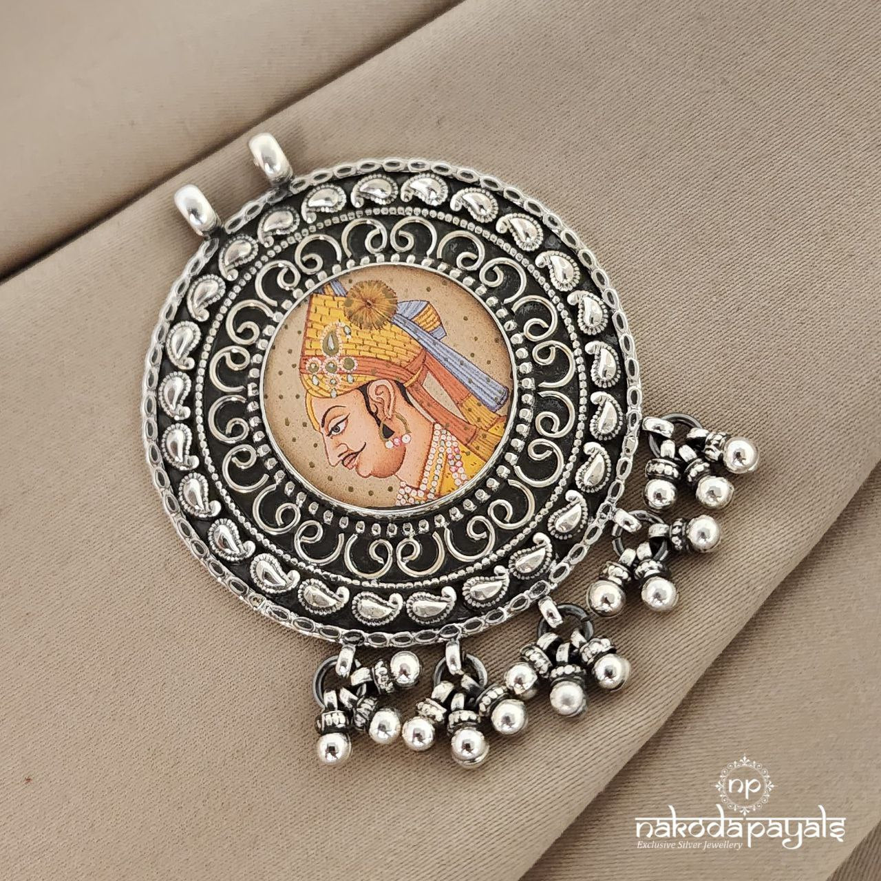 Painted Raja Pendant (P2051)