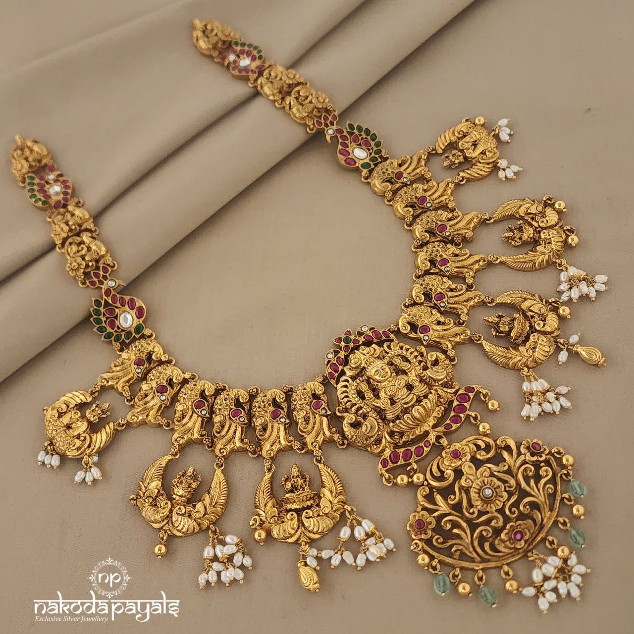 Hepter Lakshmi Kundan Neckpiece (GN6180)