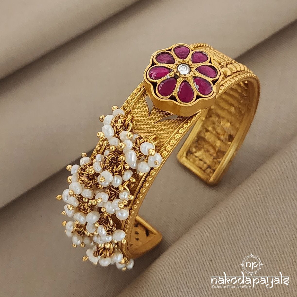 Openable Kundan Kada Single 2.2 (GK2369)