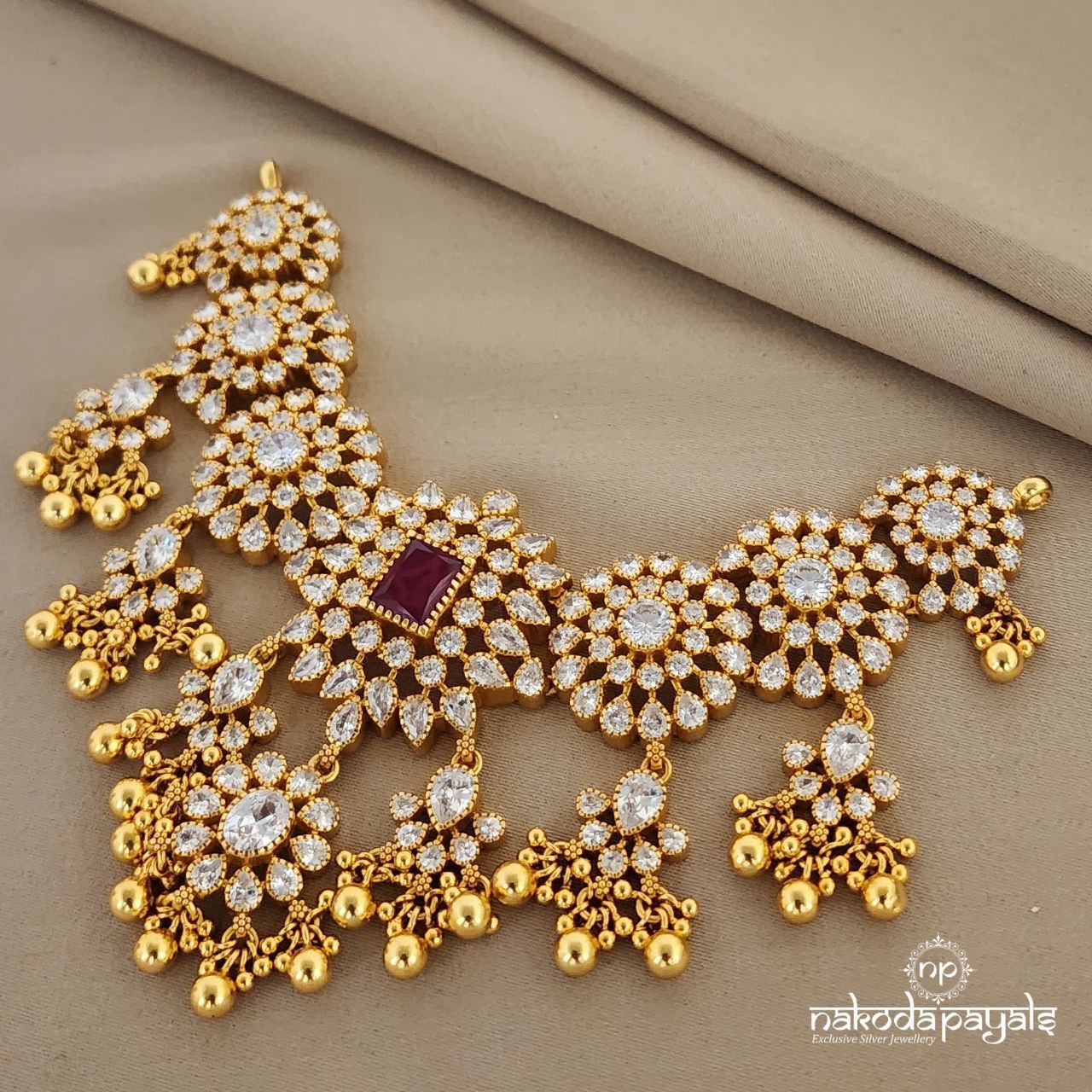 Ravishing Ruby Neckpiece (GN6246)