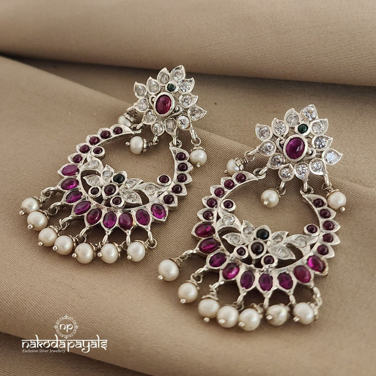 Inspiring Cut Stone Chandbali (C7303)