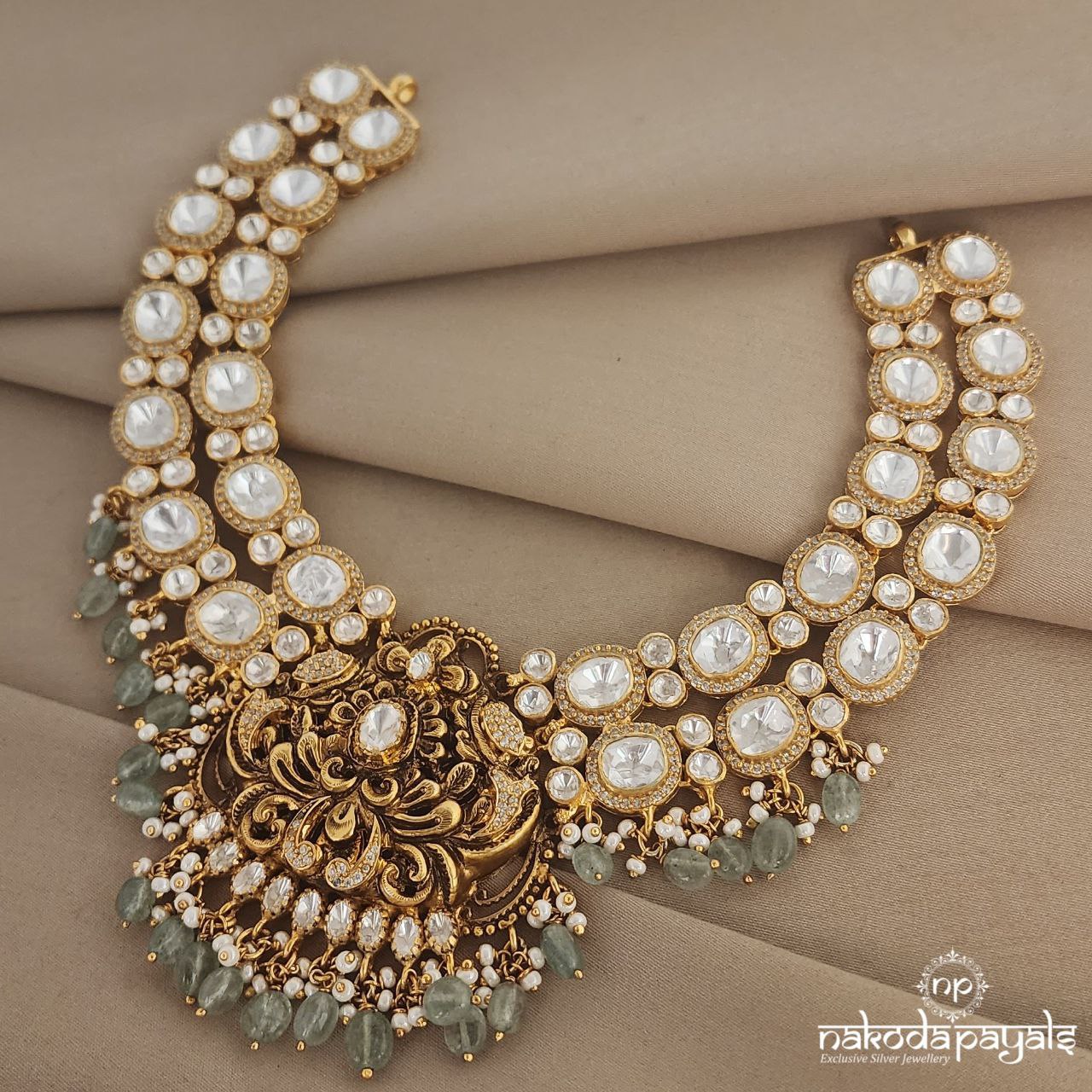 Stunning Moissanite Neckpiece (GN6256)