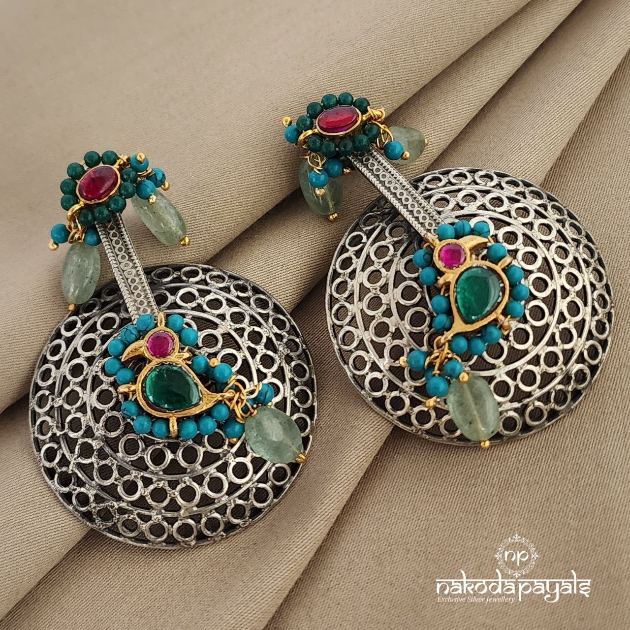 Circlet Birdie Dual Tone Chandbali (DT0763)