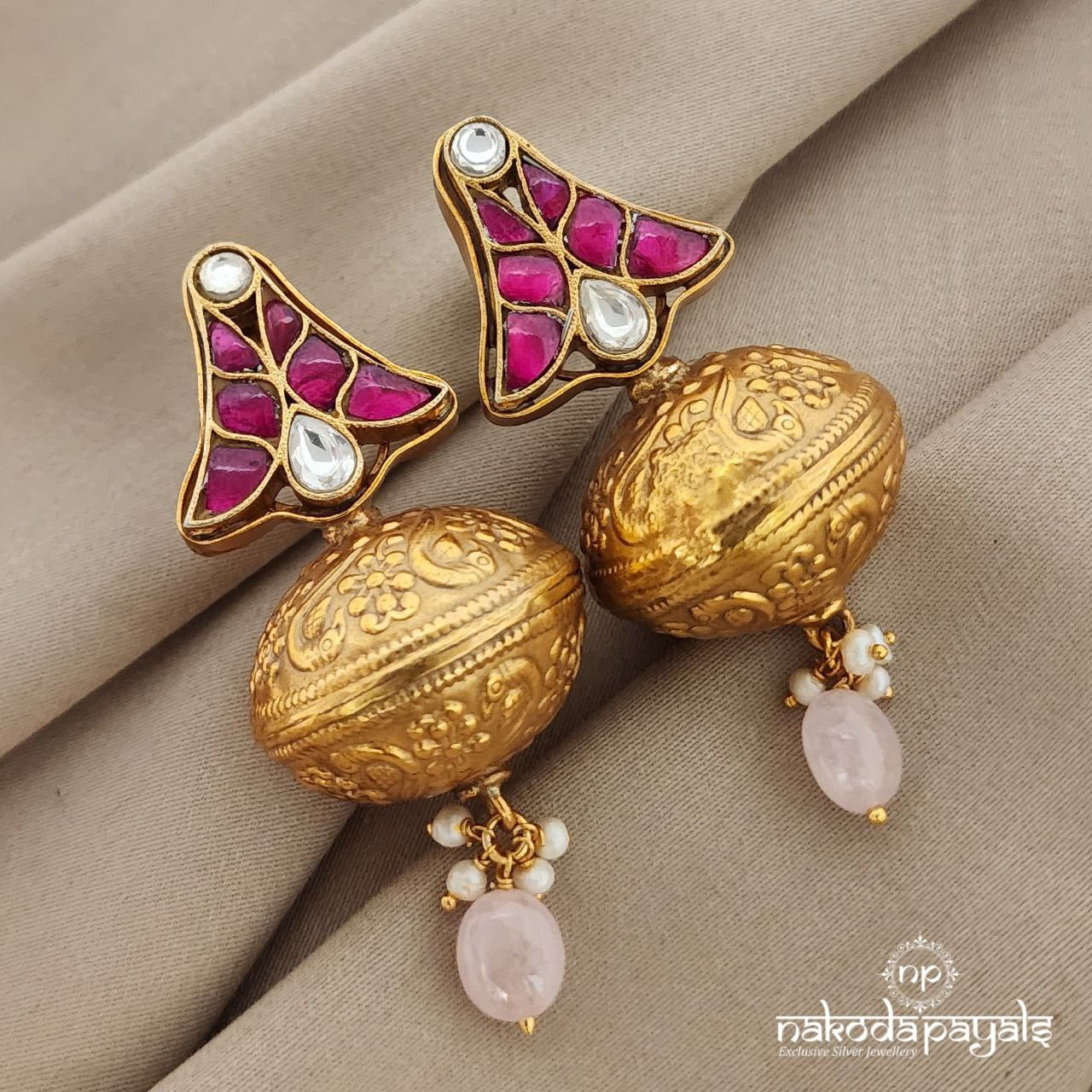 Fanciable Kundan Jhumka (GE6348)
