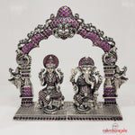 Luxuriant  Lakshmi Ganesha Pair Idol (Aa0561)