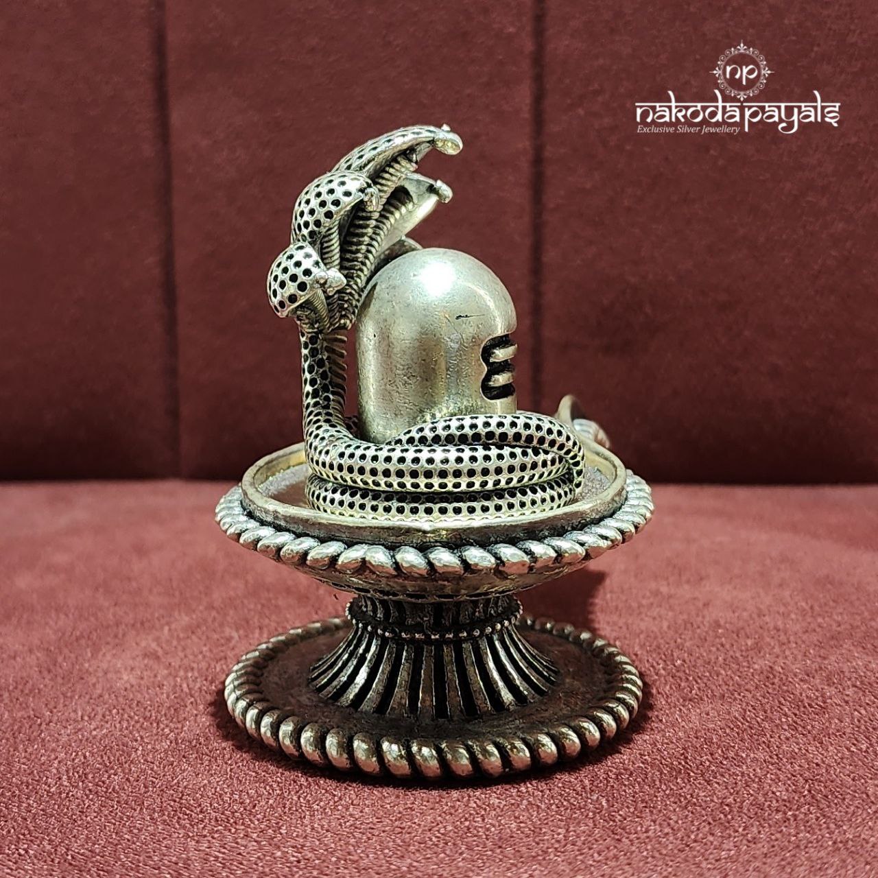 Solid Shiva Linga 365 grams (Aa0597)