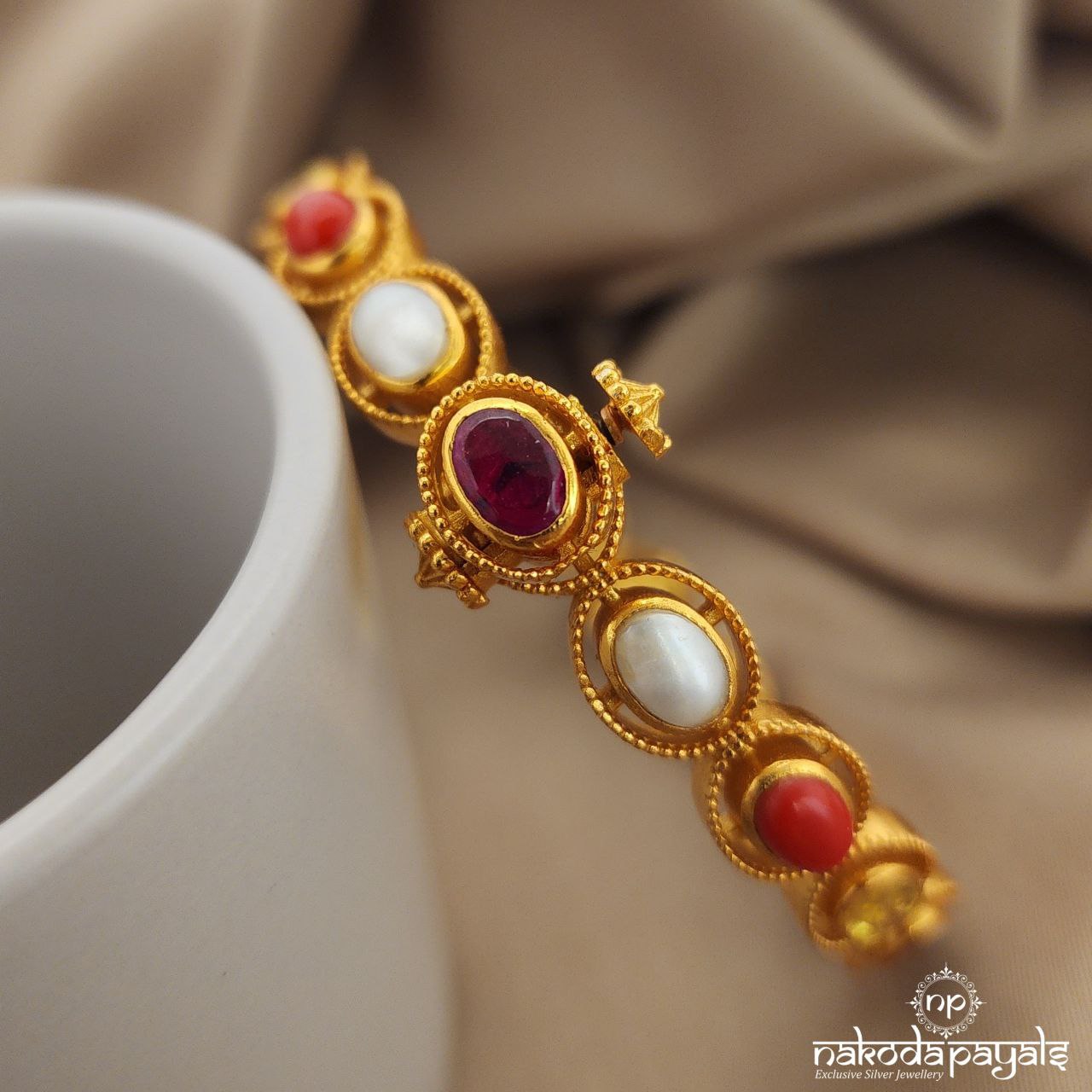 Navaratna Screw Kada Single (GK2397) Variance Listed