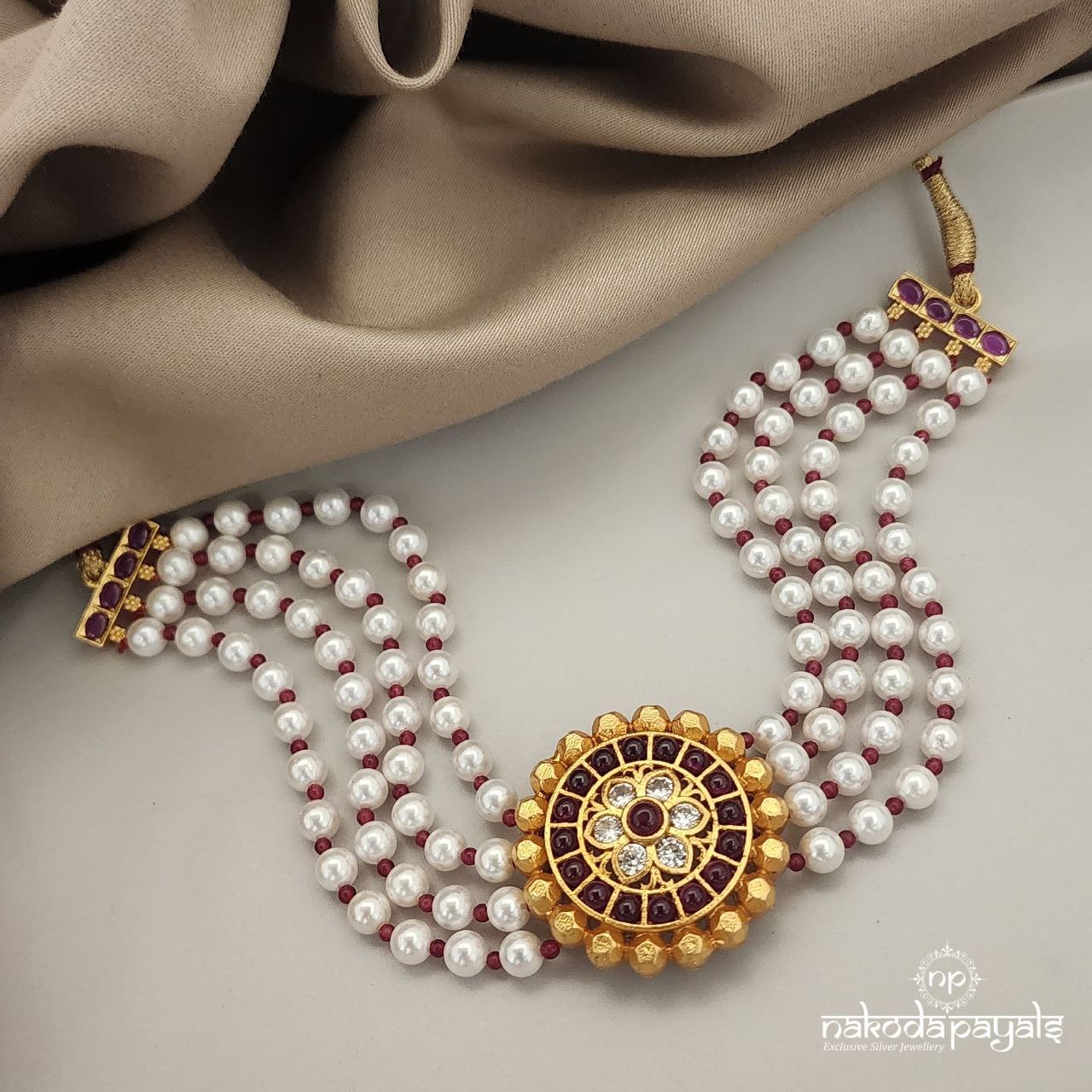 Adorable Floral Kemp Choker (GN6496)