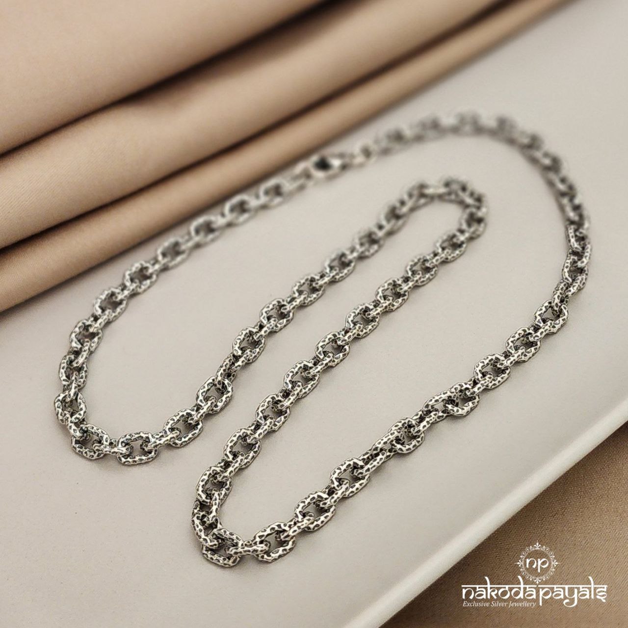 Interlocked Men's Neckchain (N8918)