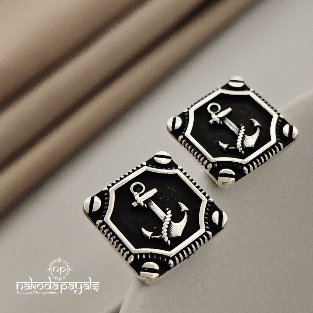 Square Anchor Cufflinks (CF0123)