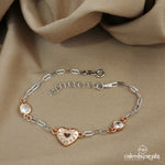 Rosegold Heart Bracelet (Br1372)