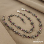 Blossom Marcasite Anklets (A4877)