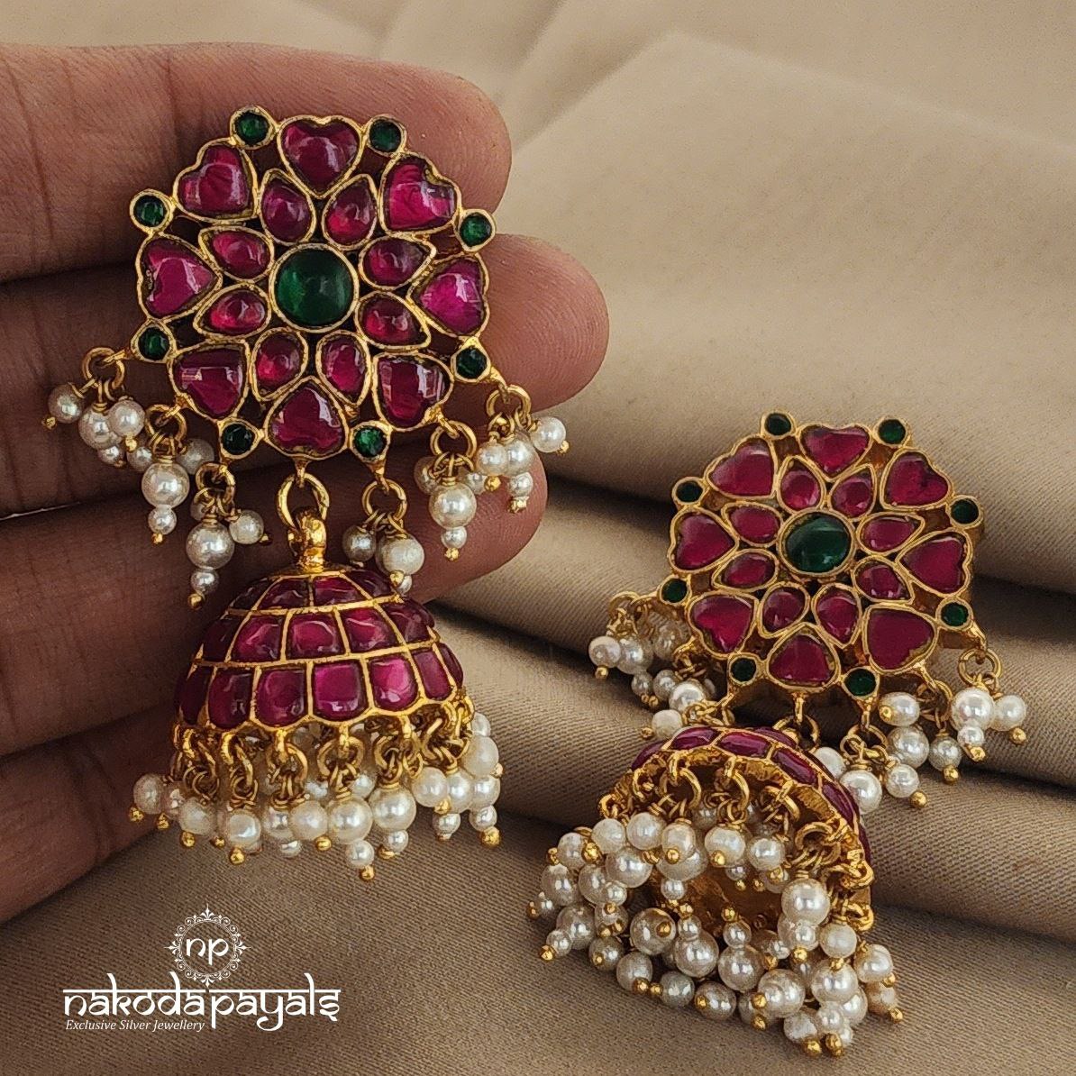 Enchanting Kundan Jhumka (Ge6908)