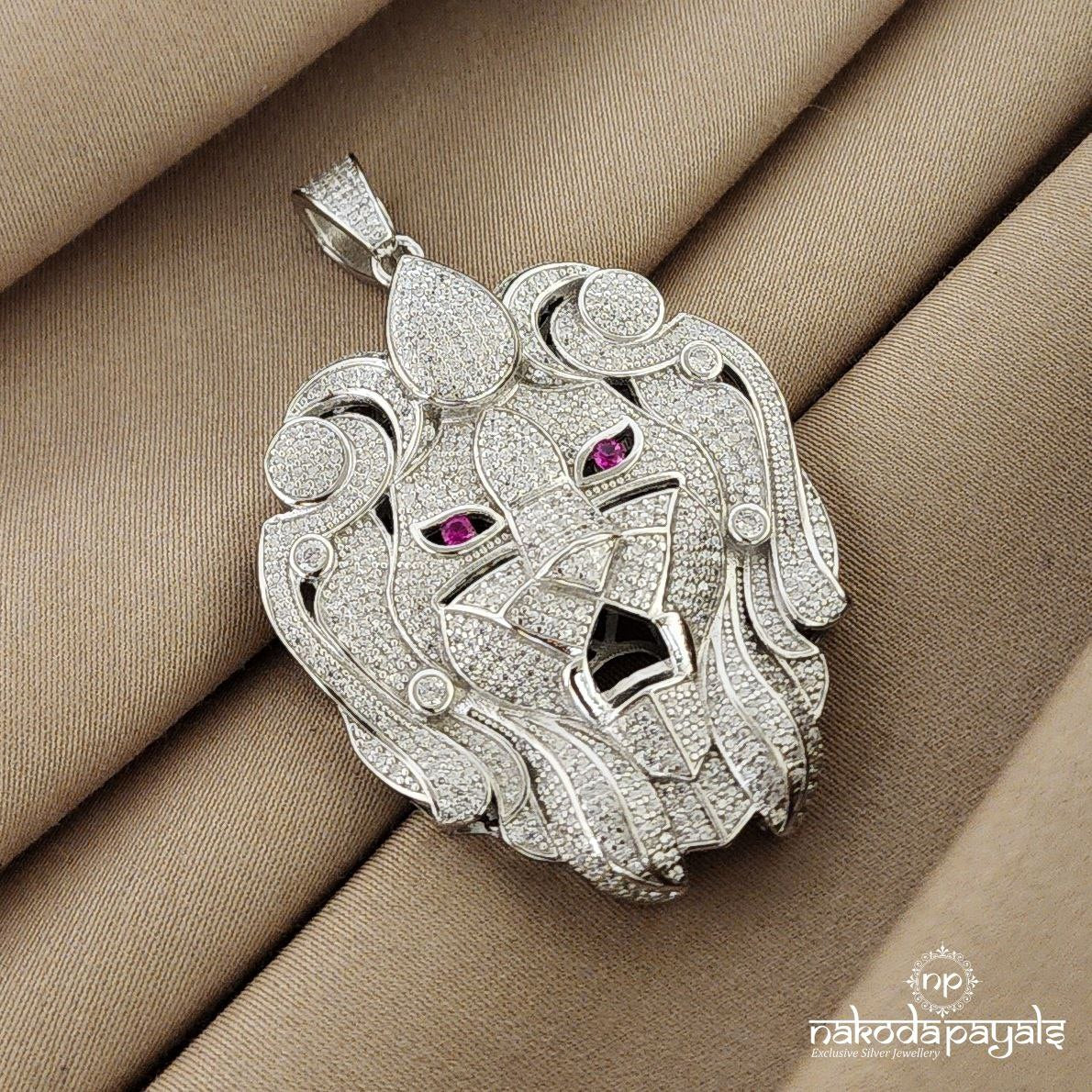 Ferocious Lion Hip Hop Pendant (P2115)
