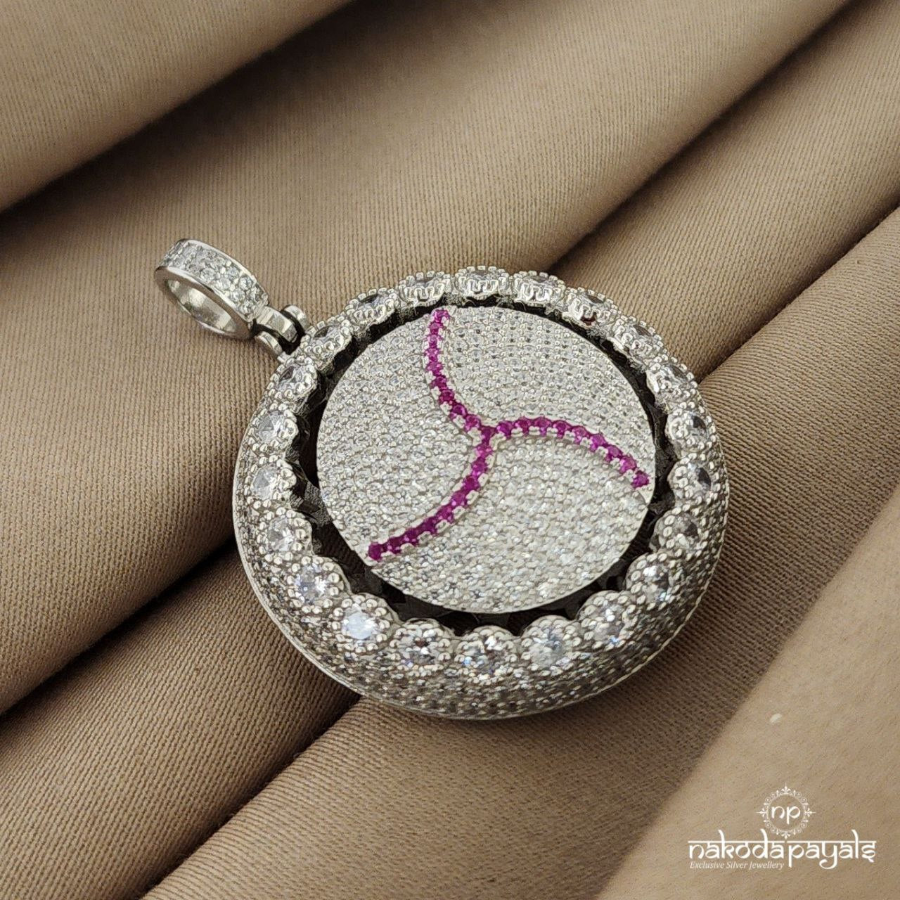 Rotating Red Disc Pendant (P2103)