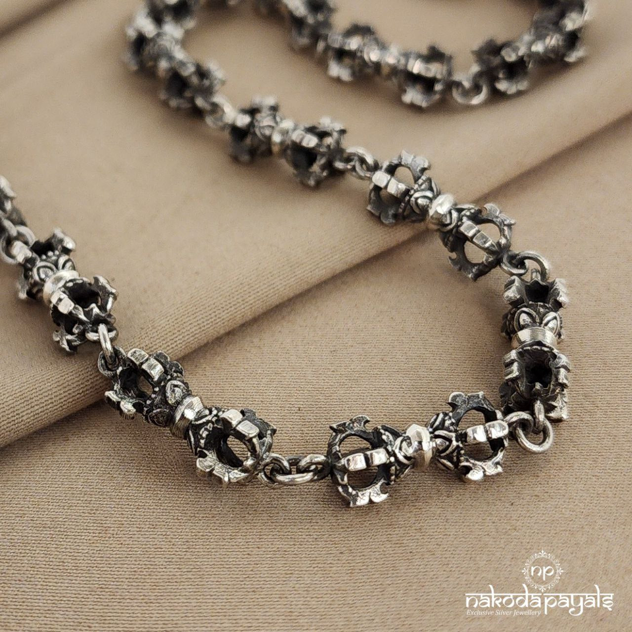 Traditional Men's Oxidised Neckchain (Mc0819)