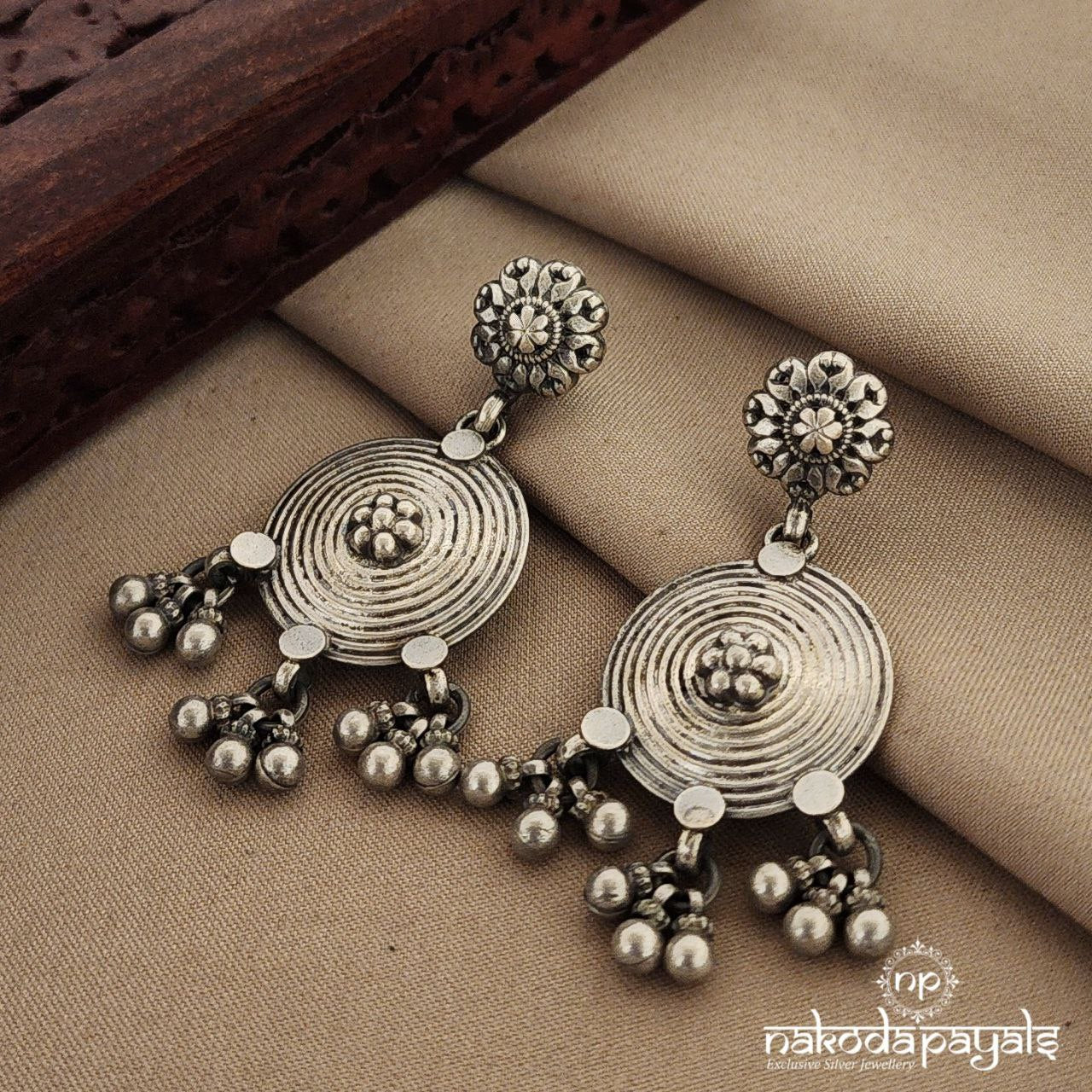 Floral Tribal Chandbali (C8918)