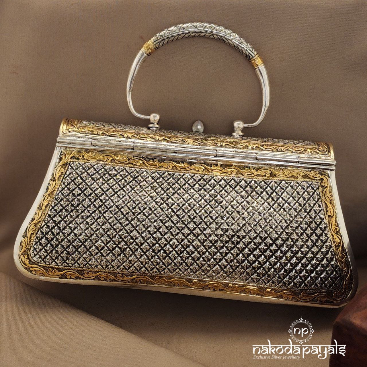 Lapis lazuli Gorgeous Hand Clutch (Esa129)