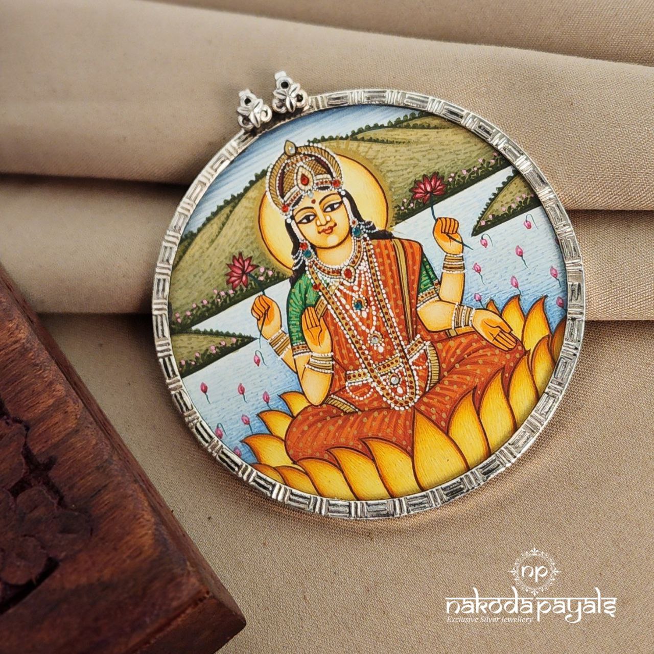 Lakshmi Painted Pendant (P2189)