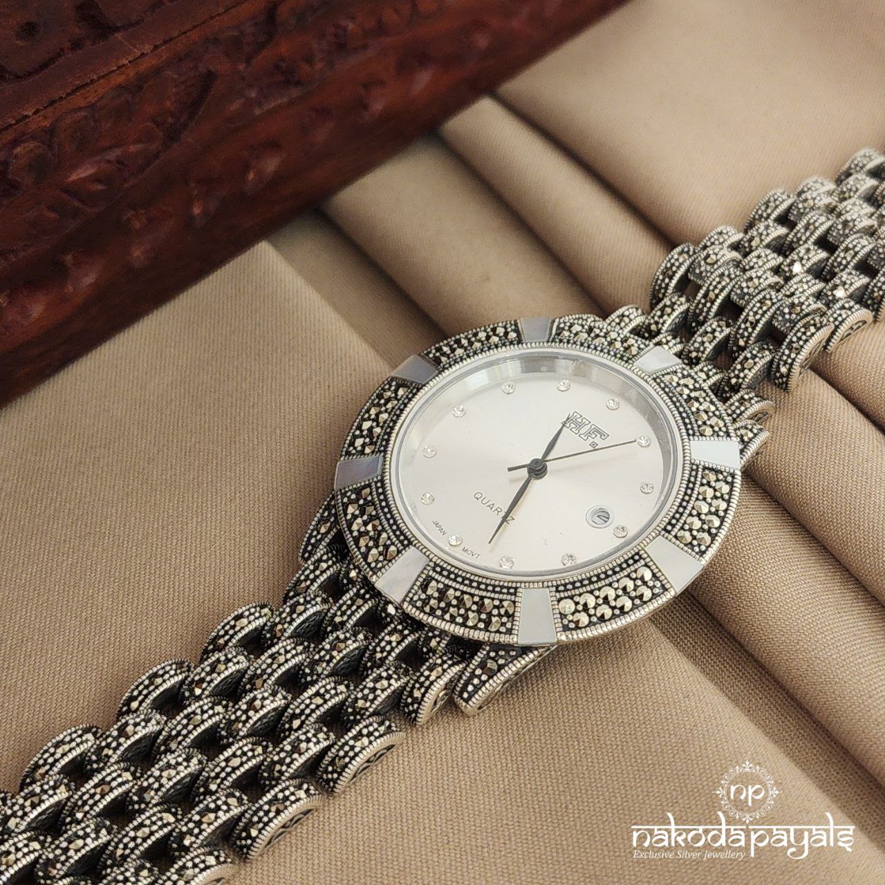 Gorgeous Marcasite Watch (W0133)