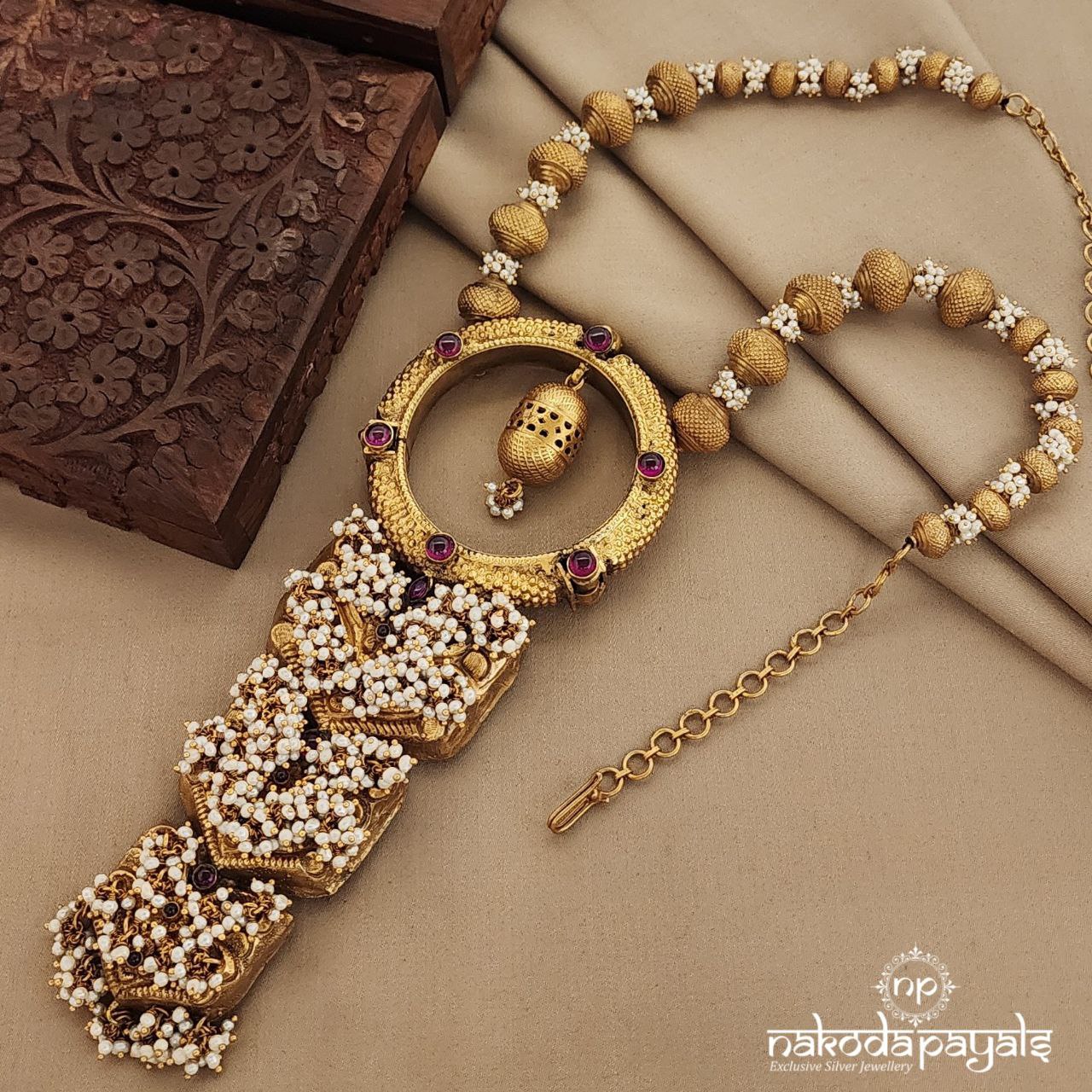 One Of A Kind Tribal/Contemporary Combination Neckpiece (Gn7499)