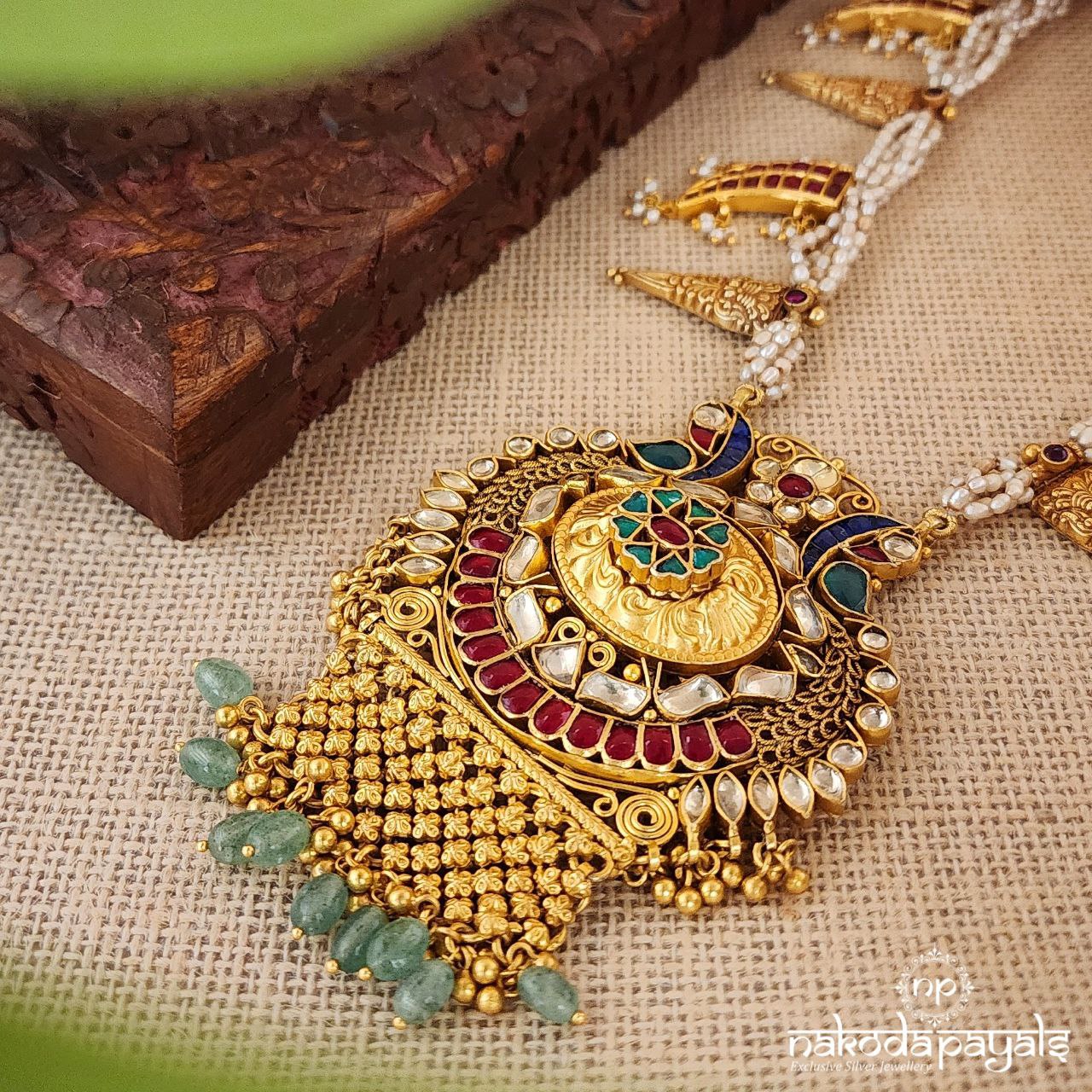 Begetter Long Kundan Neckpiece (Gn7513)